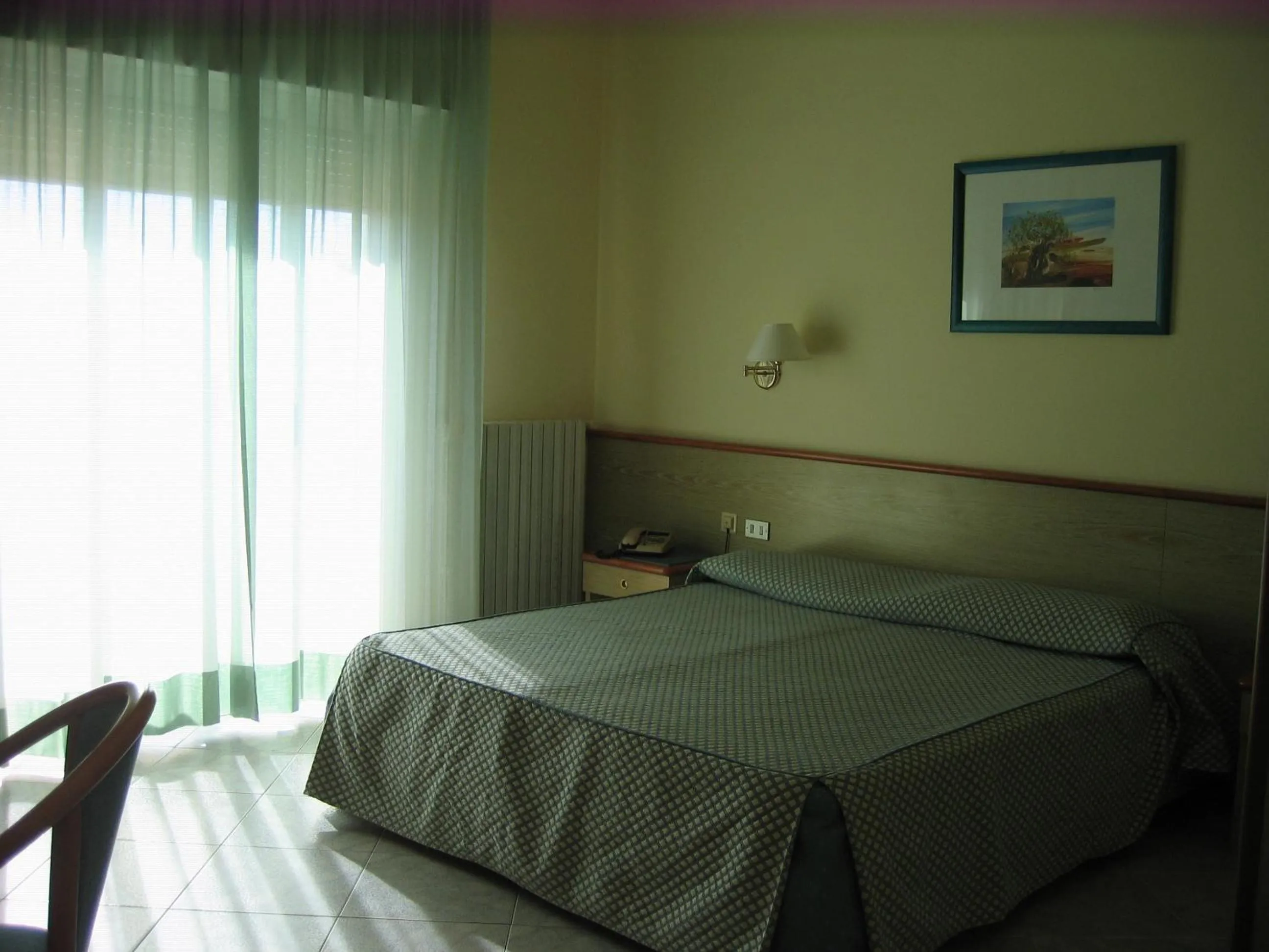 Bed in Hotel Splendid