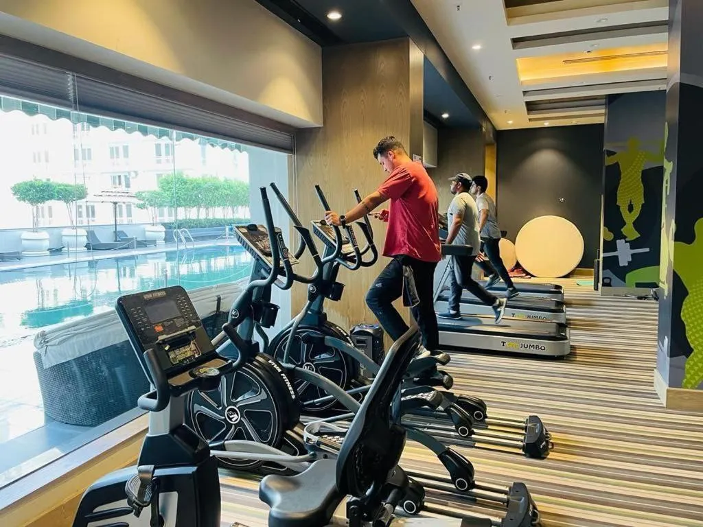 Fitness centre/facilities in Evanthe Hotels