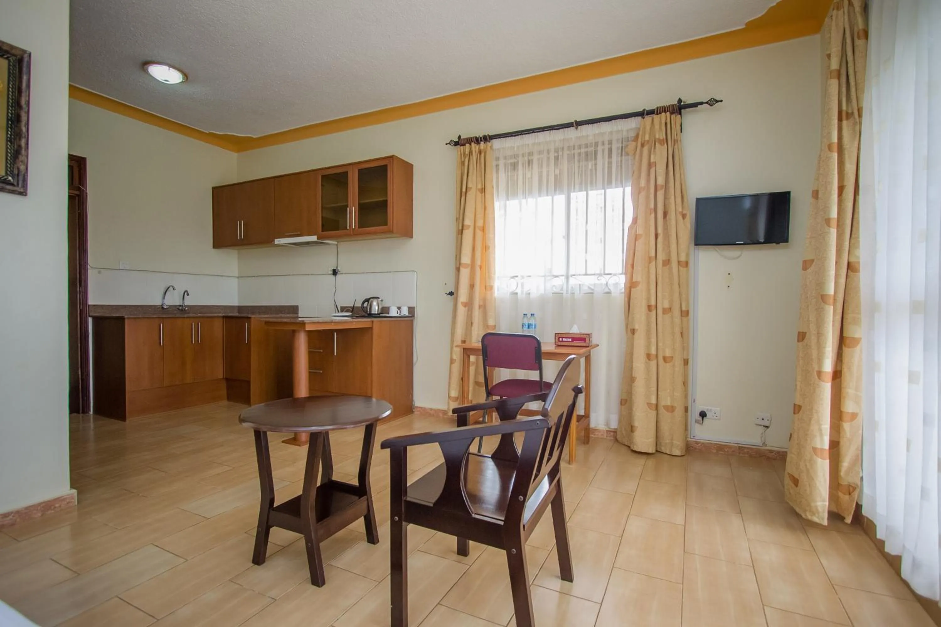 Kitchen or kitchenette in Askay Hotel Suites