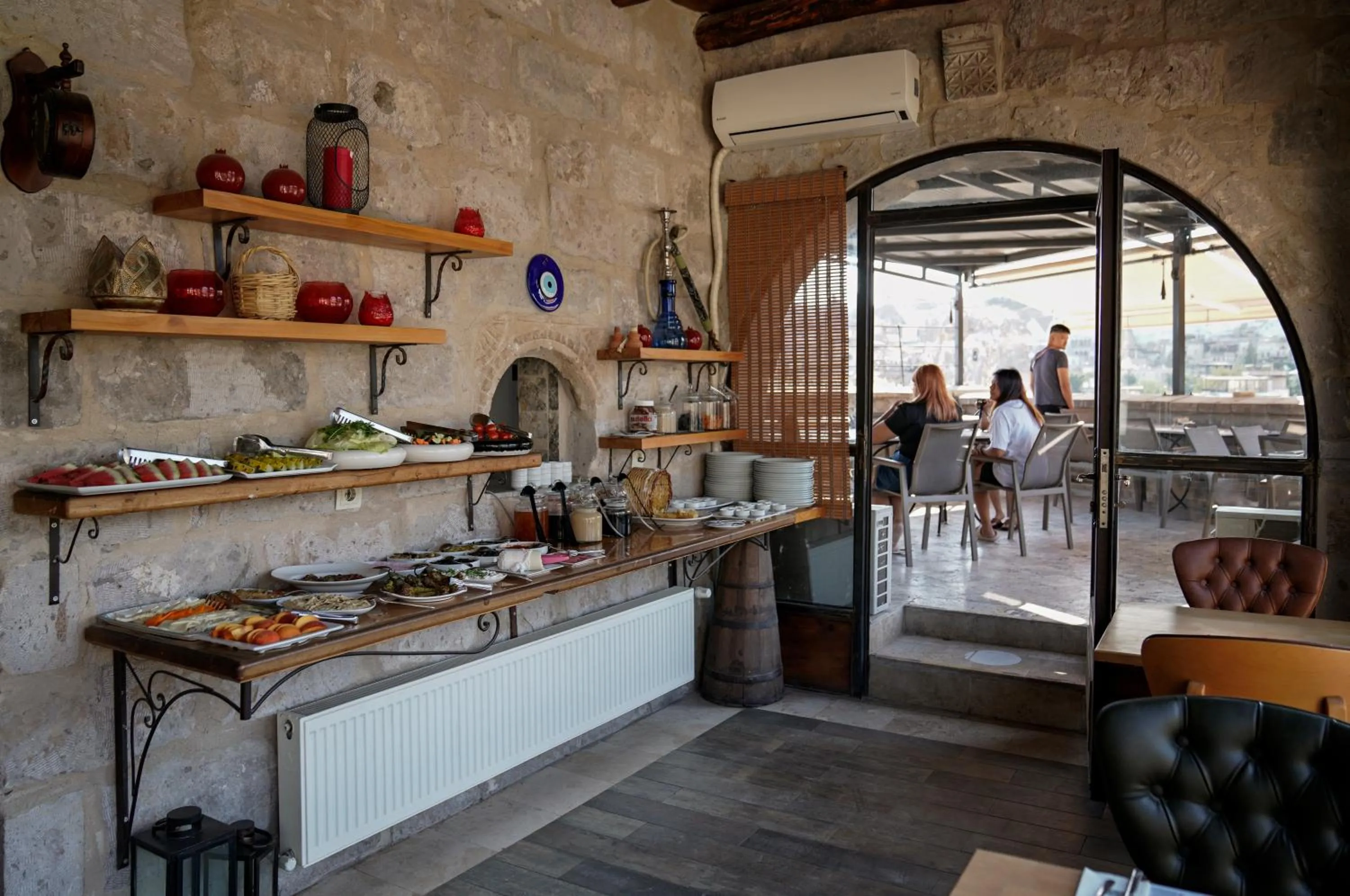 Buffet breakfast in Tekkaya Cave Hotel