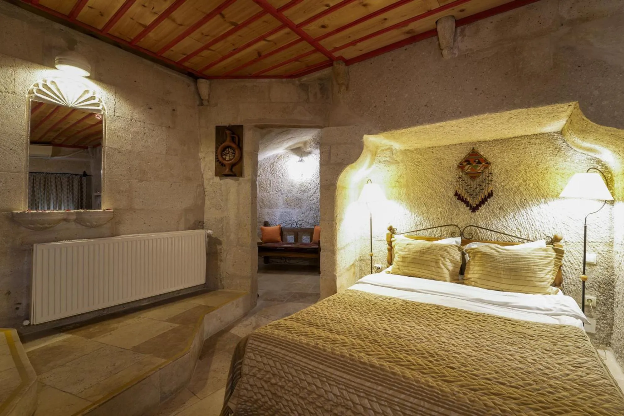 Bedroom, Bed in Tekkaya Cave Hotel