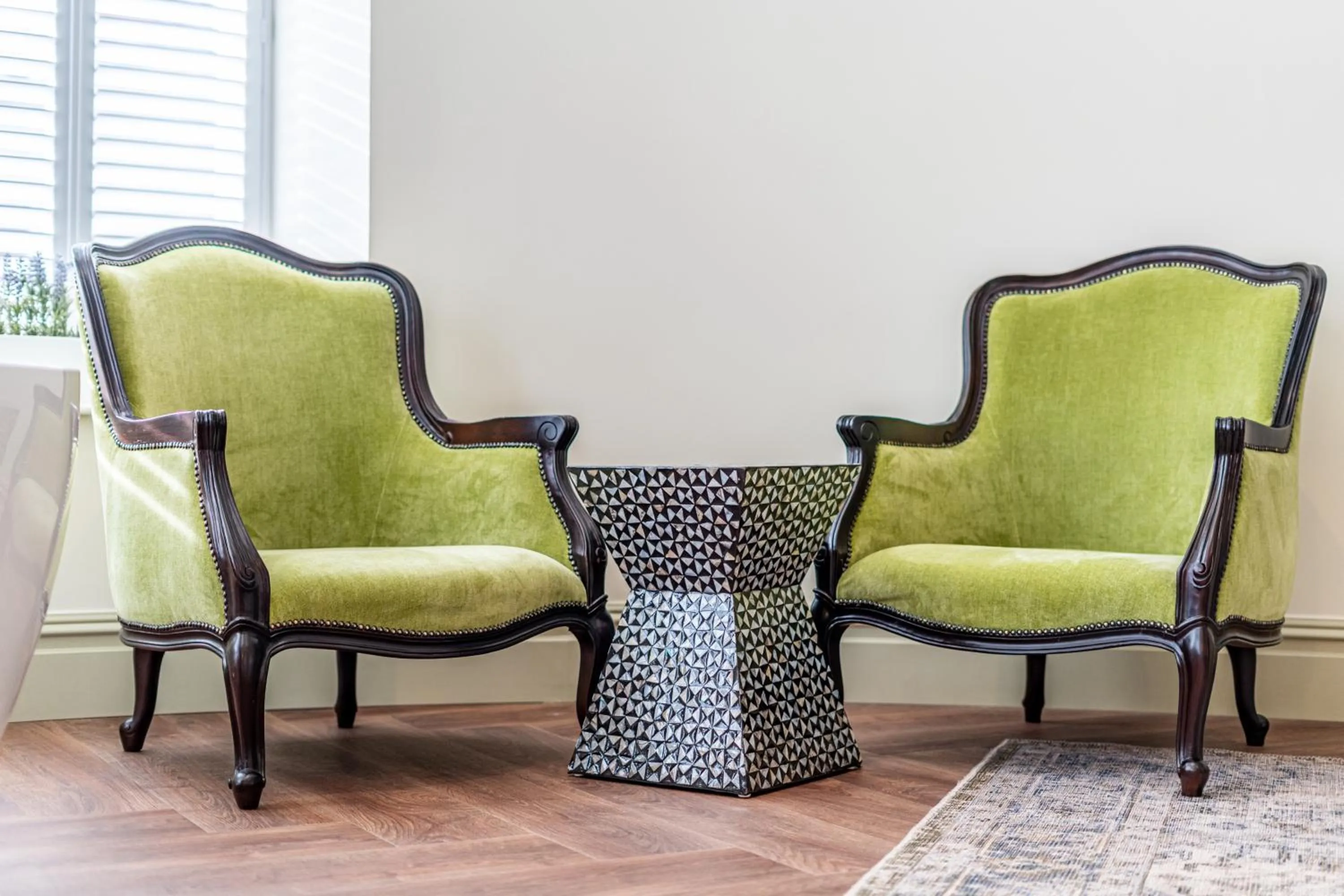 Seating area in St Marys Quarters