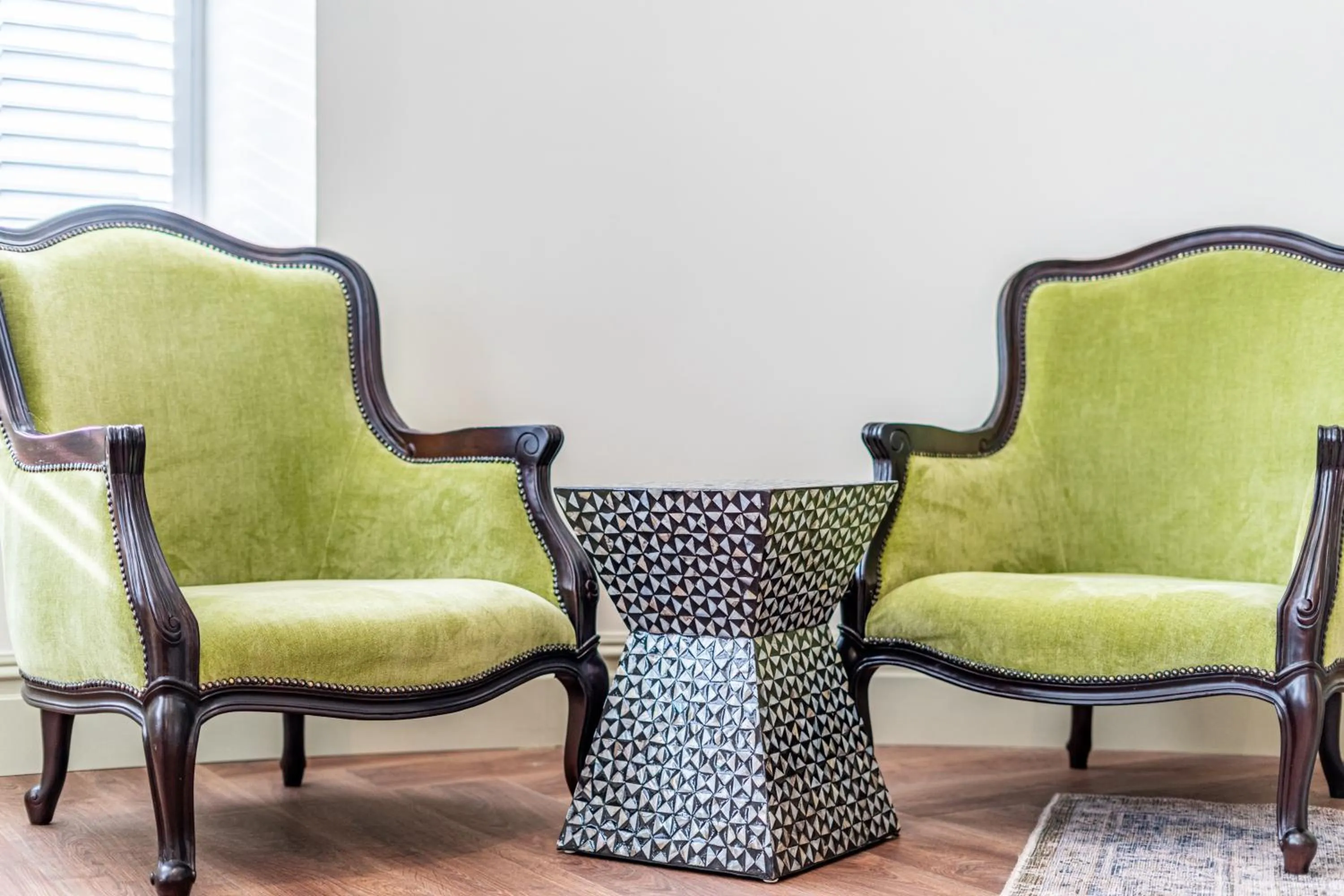 Seating area in St Marys Quarters