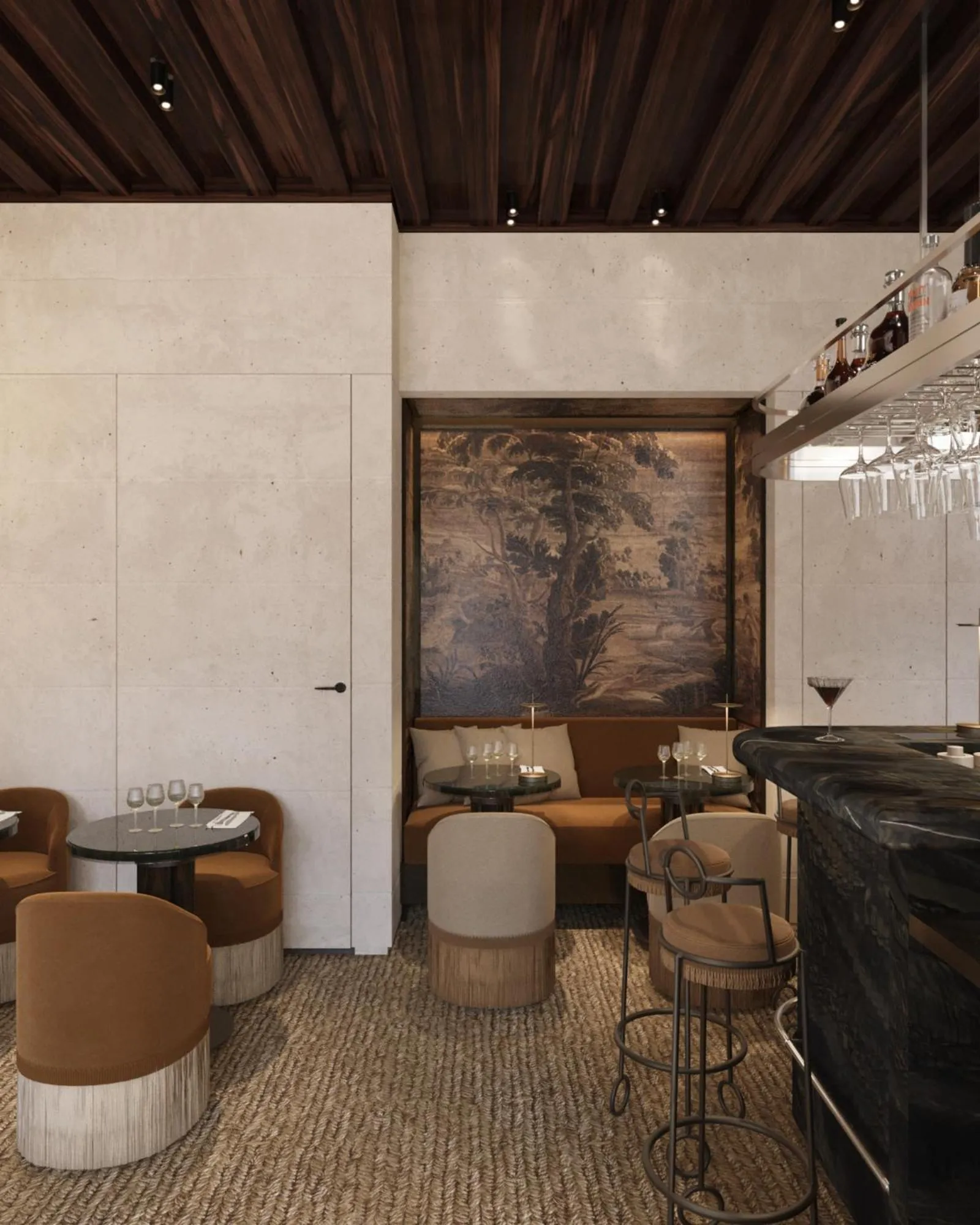 Lounge or bar in Mondovi Luxury Suites