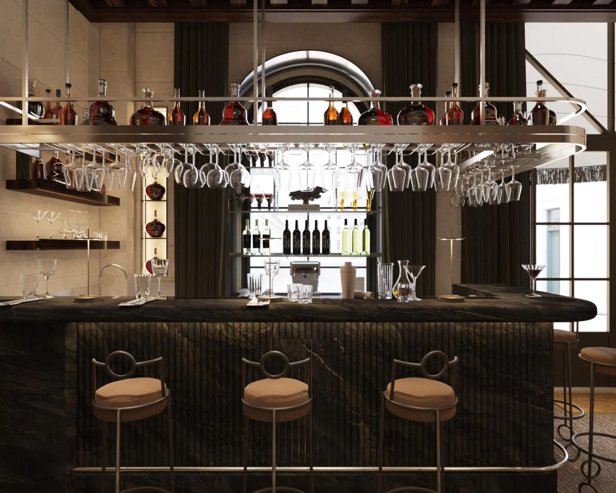 Lounge or bar in Mondovi Luxury Suites