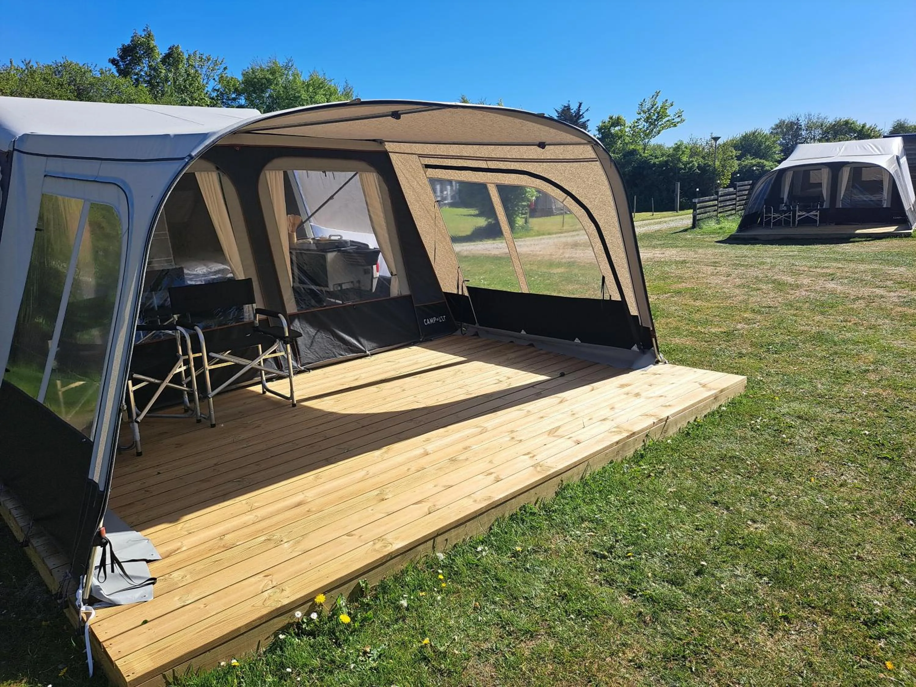 Garden in Toftum Bjerge Camping & Cottages