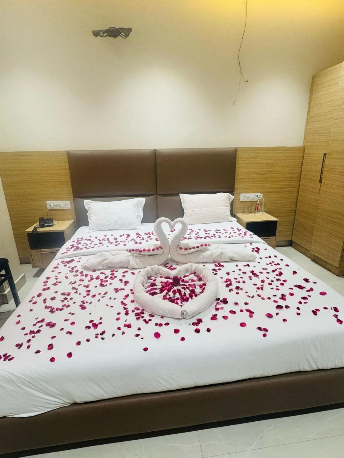 Bed in Hotel The Lotus