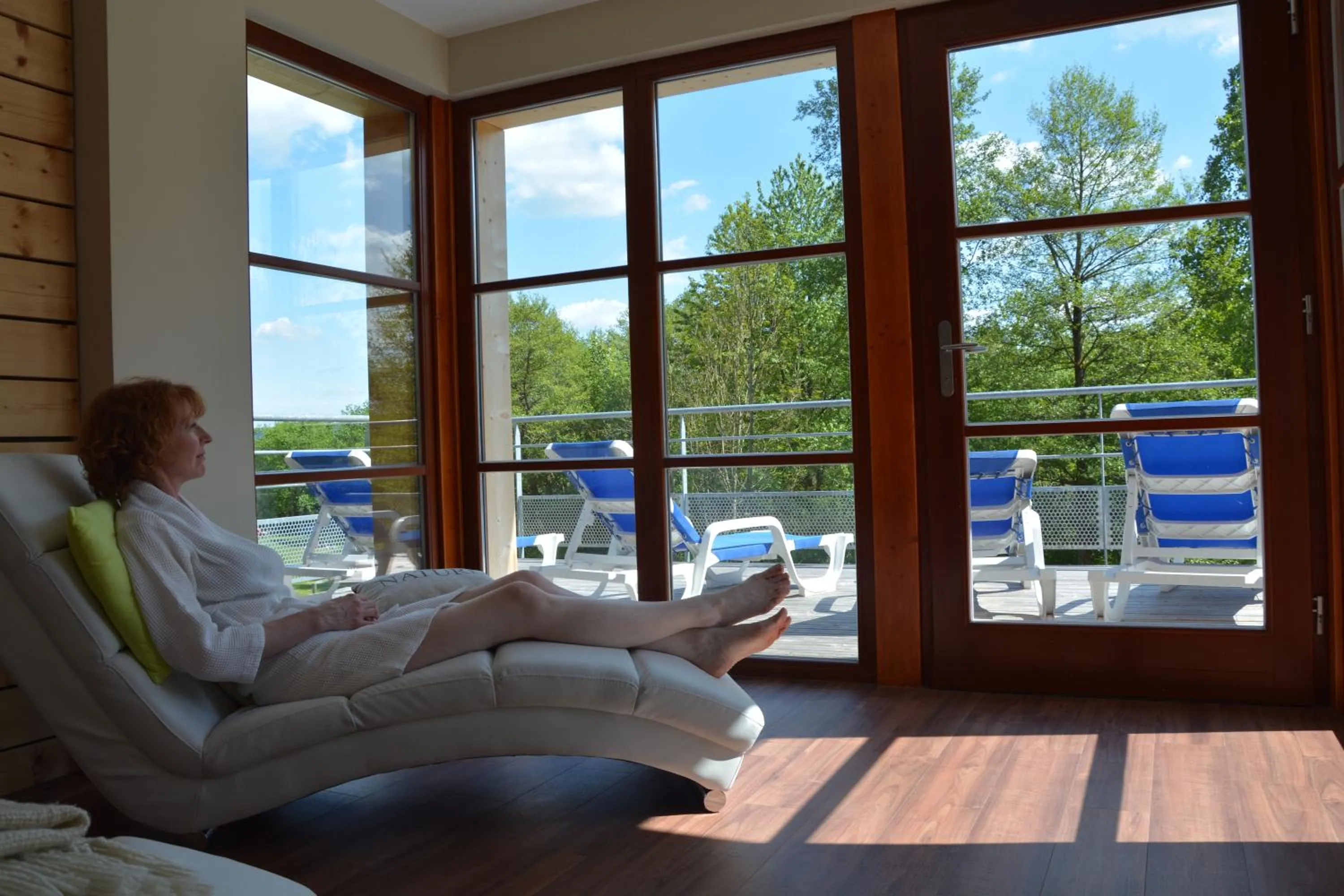 Solarium in VVF Les Fontaines des Vosges