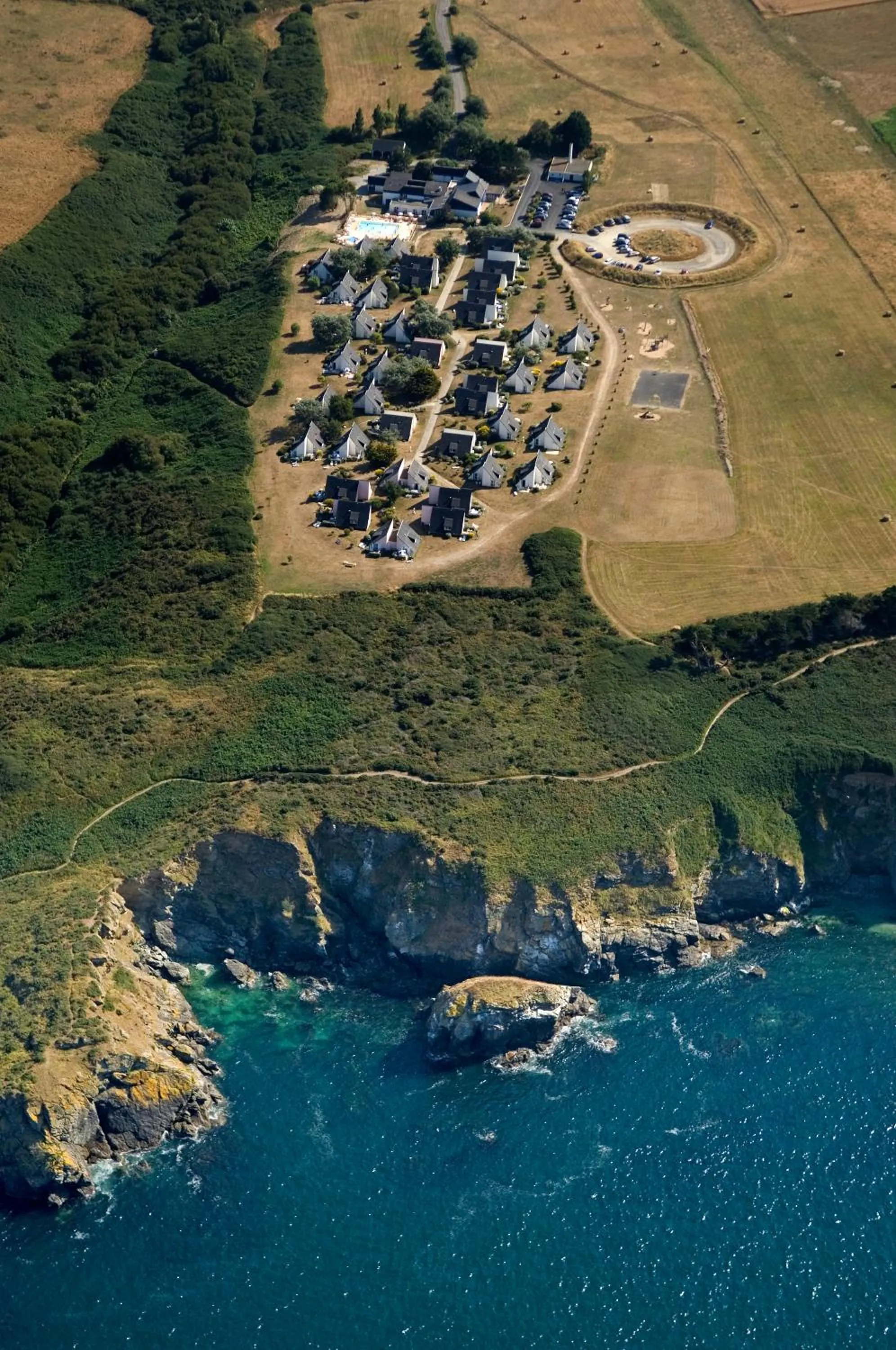 Bird's eye view in VVF Belle-Île-en-Mer