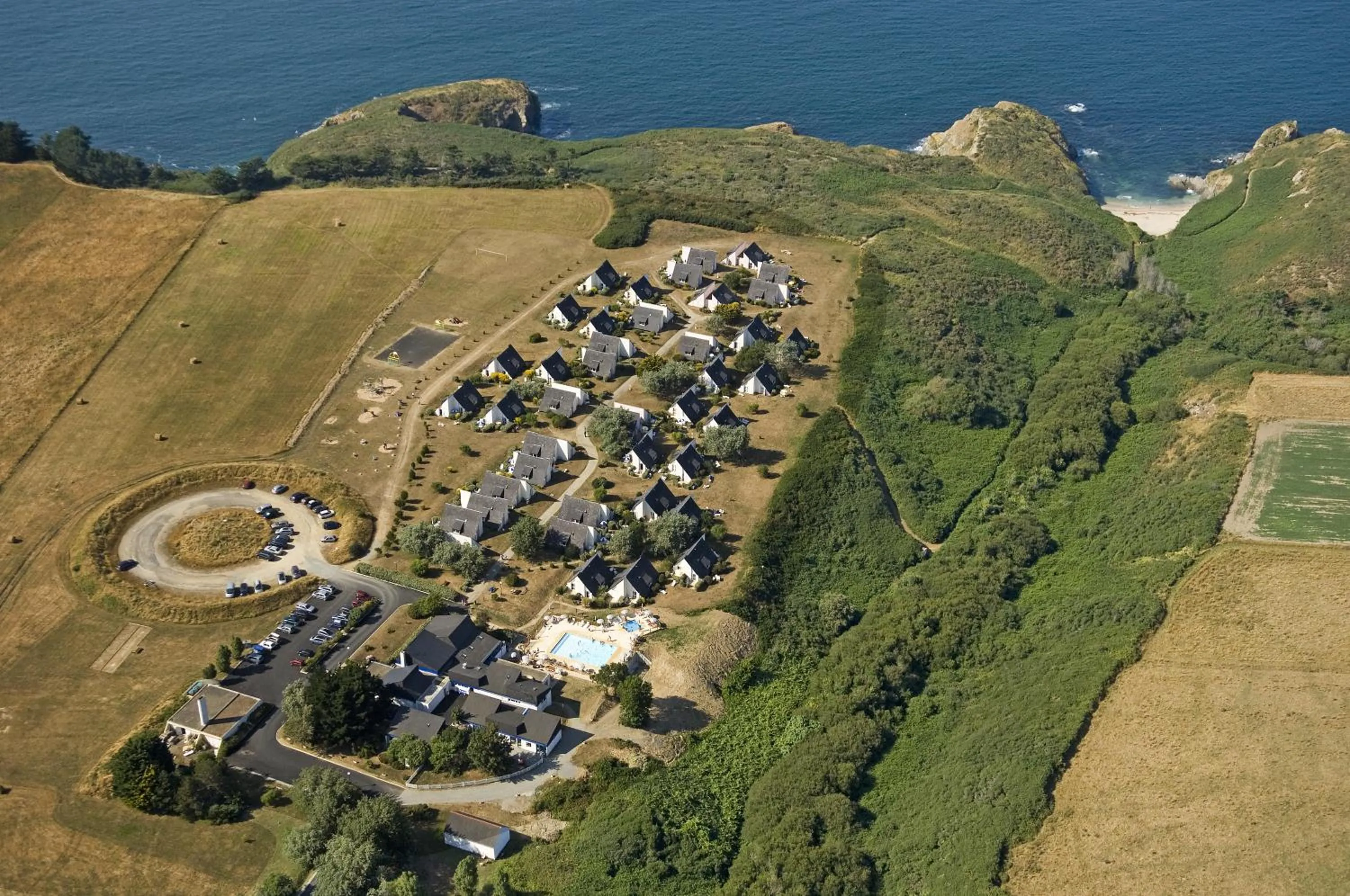Bird's eye view in VVF Belle-Île-en-Mer