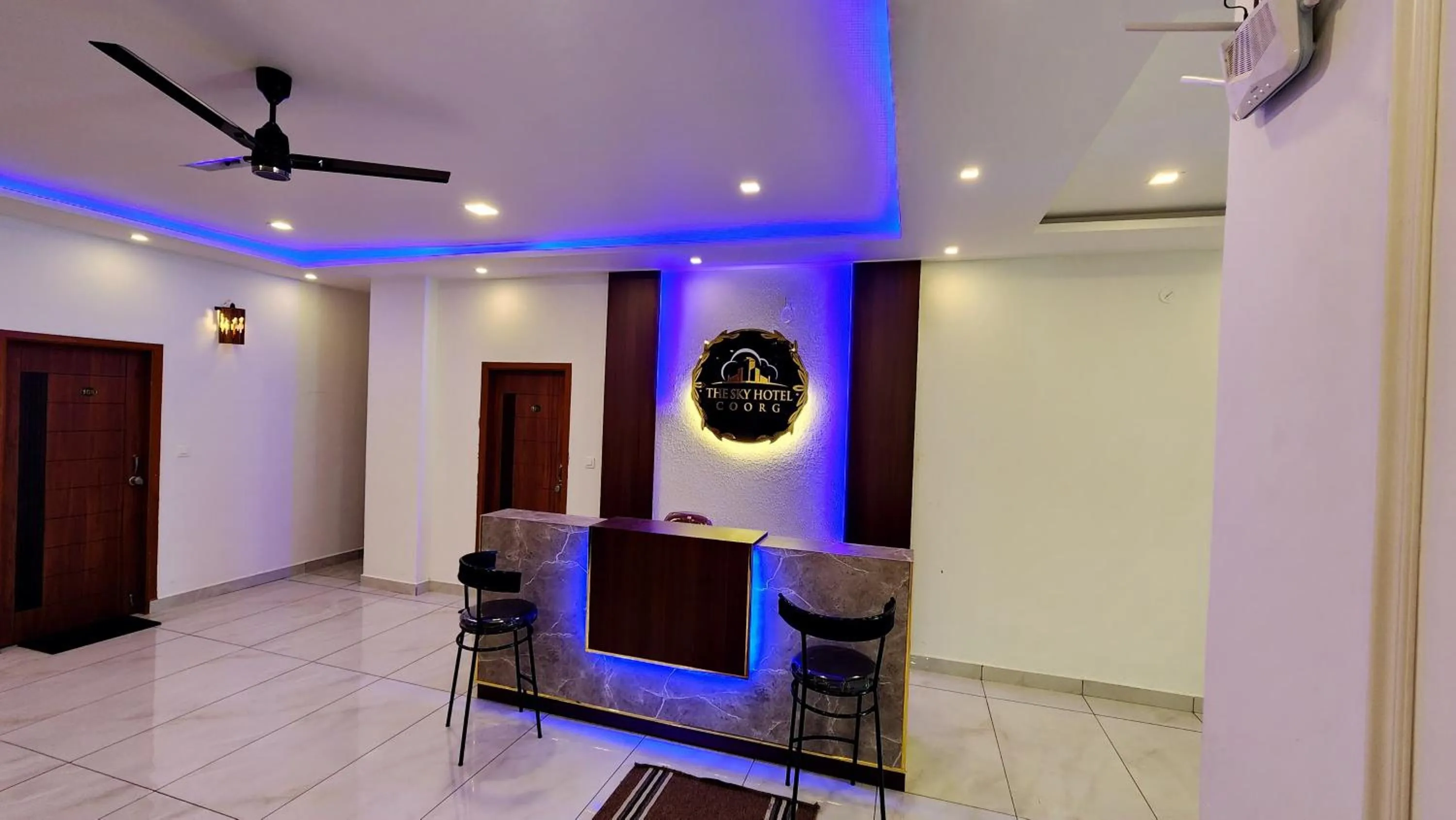 Lobby or reception in The Sky Hotel Coorg