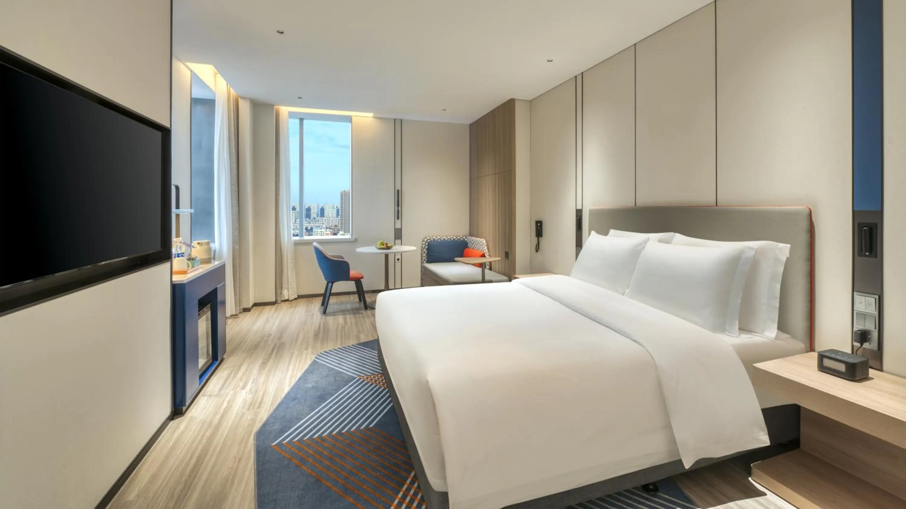 Bedroom, Bed in Holiday Inn Express Rugao City Center, an IHG Hotel