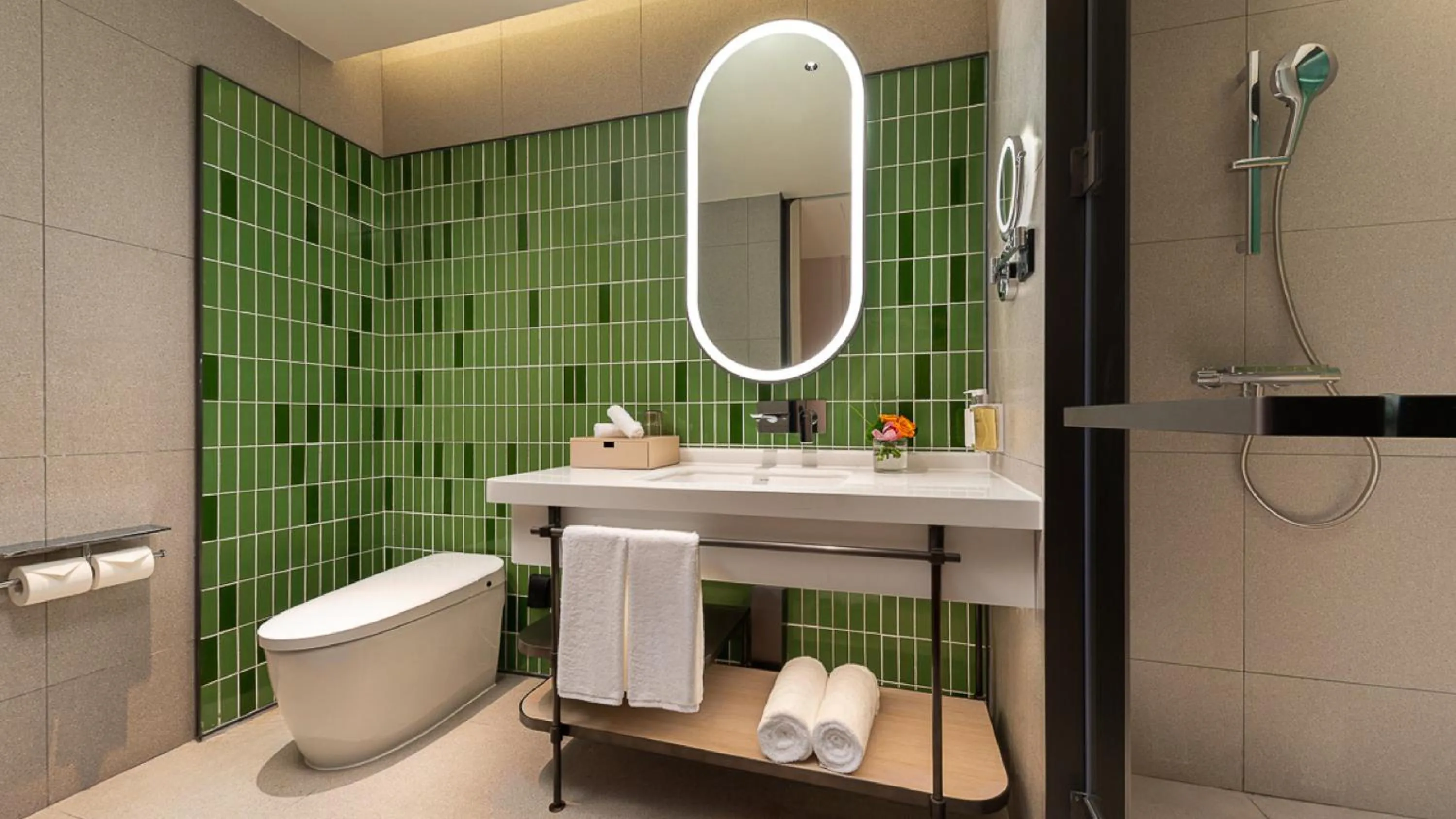 Bathroom in Holiday Inn Shanghai Pudong Airport, an IHG Hotel