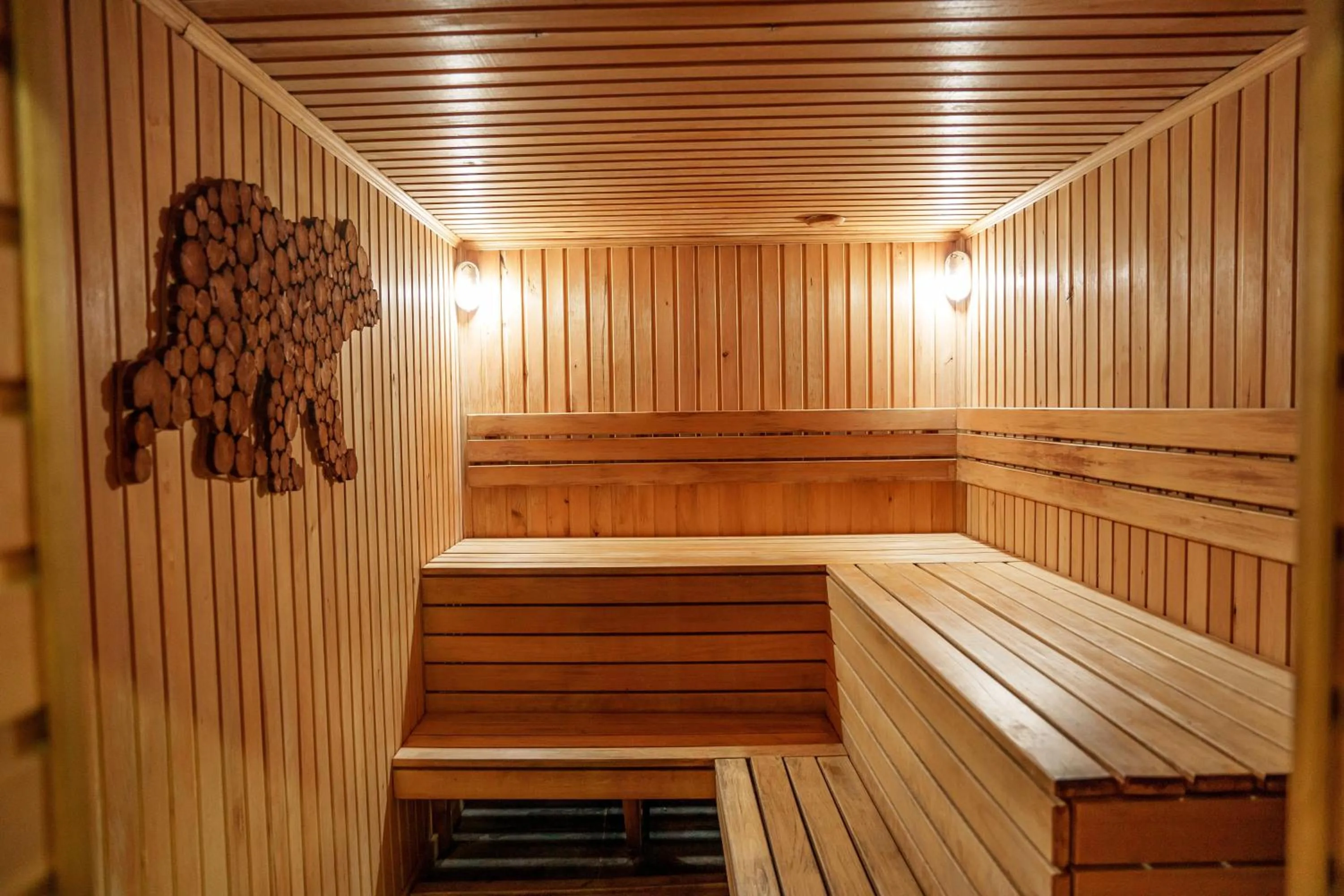 Sauna in Almaty Grand Erbil Hotel