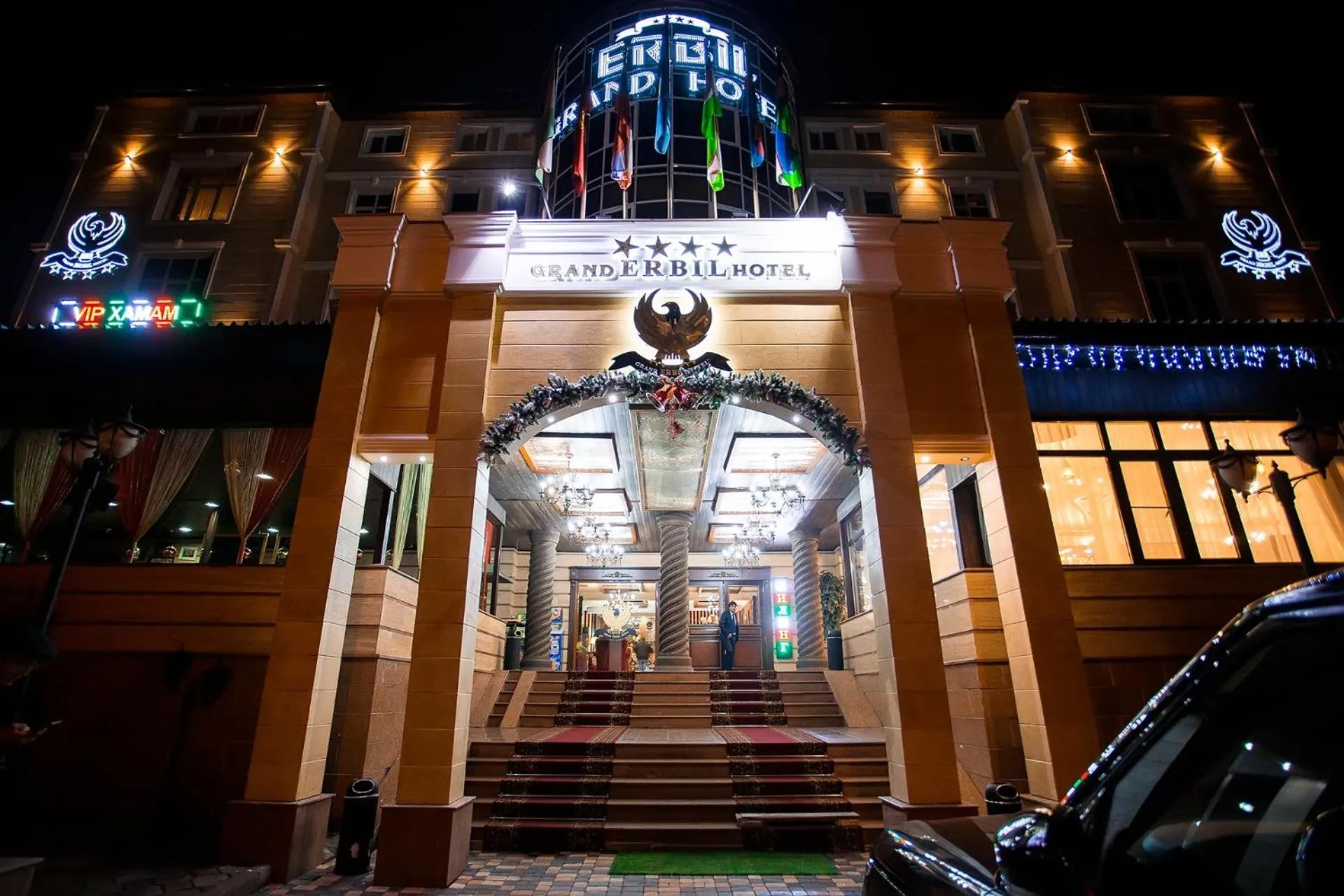 Facade/entrance in Almaty Grand Erbil Hotel
