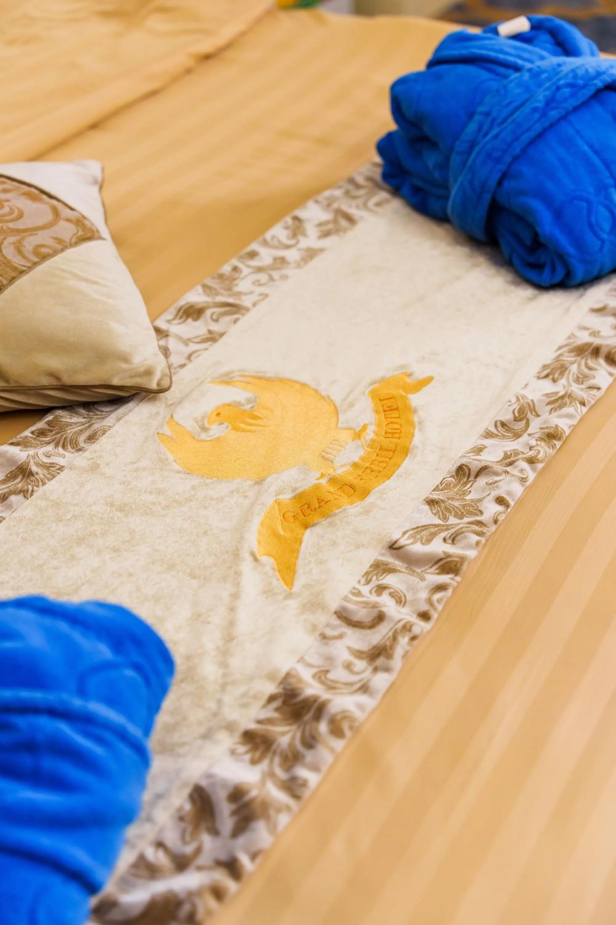 Bed in Almaty Grand Erbil Hotel