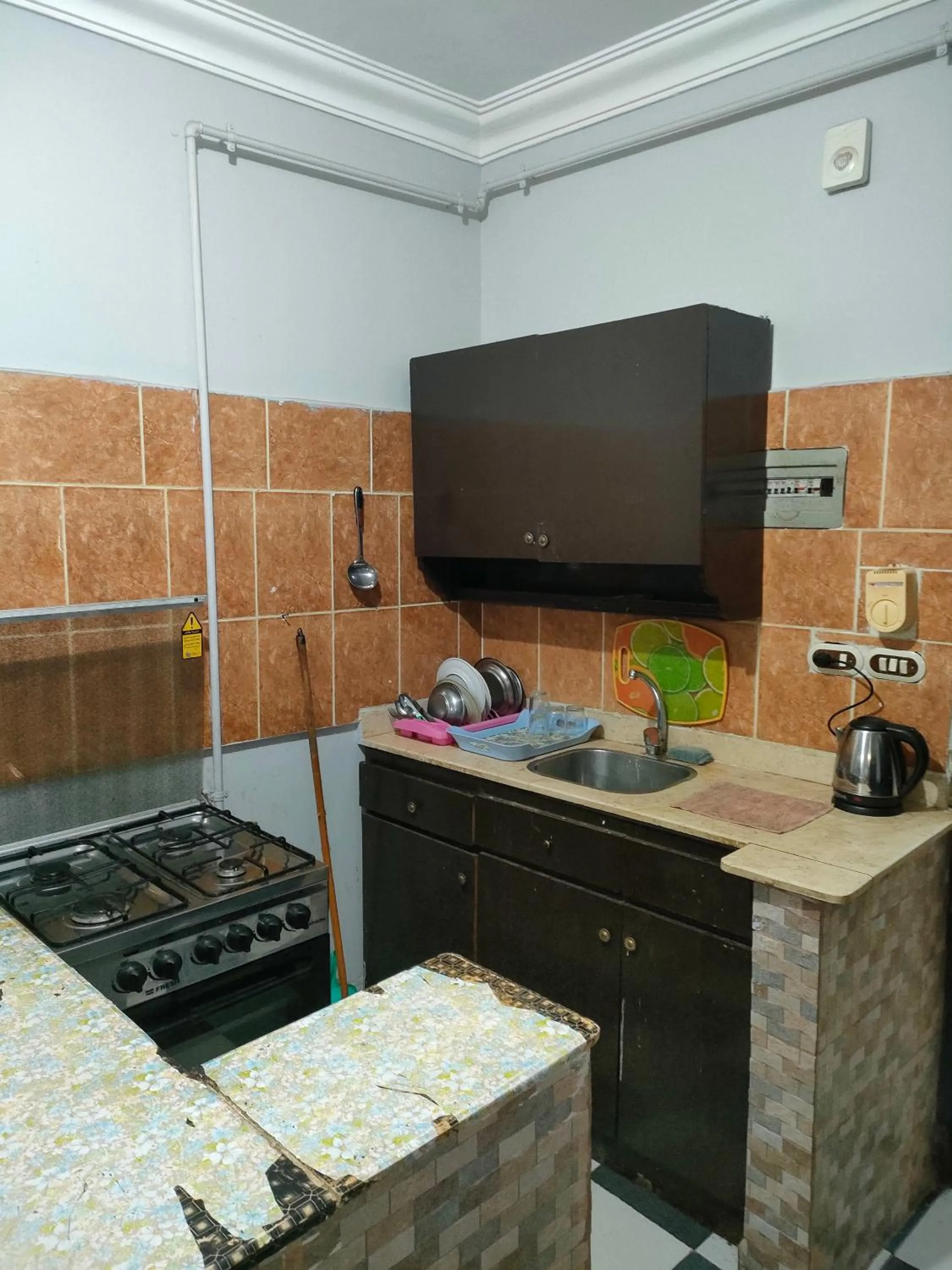 kitchen in Al Dahar apartments Hurghada
