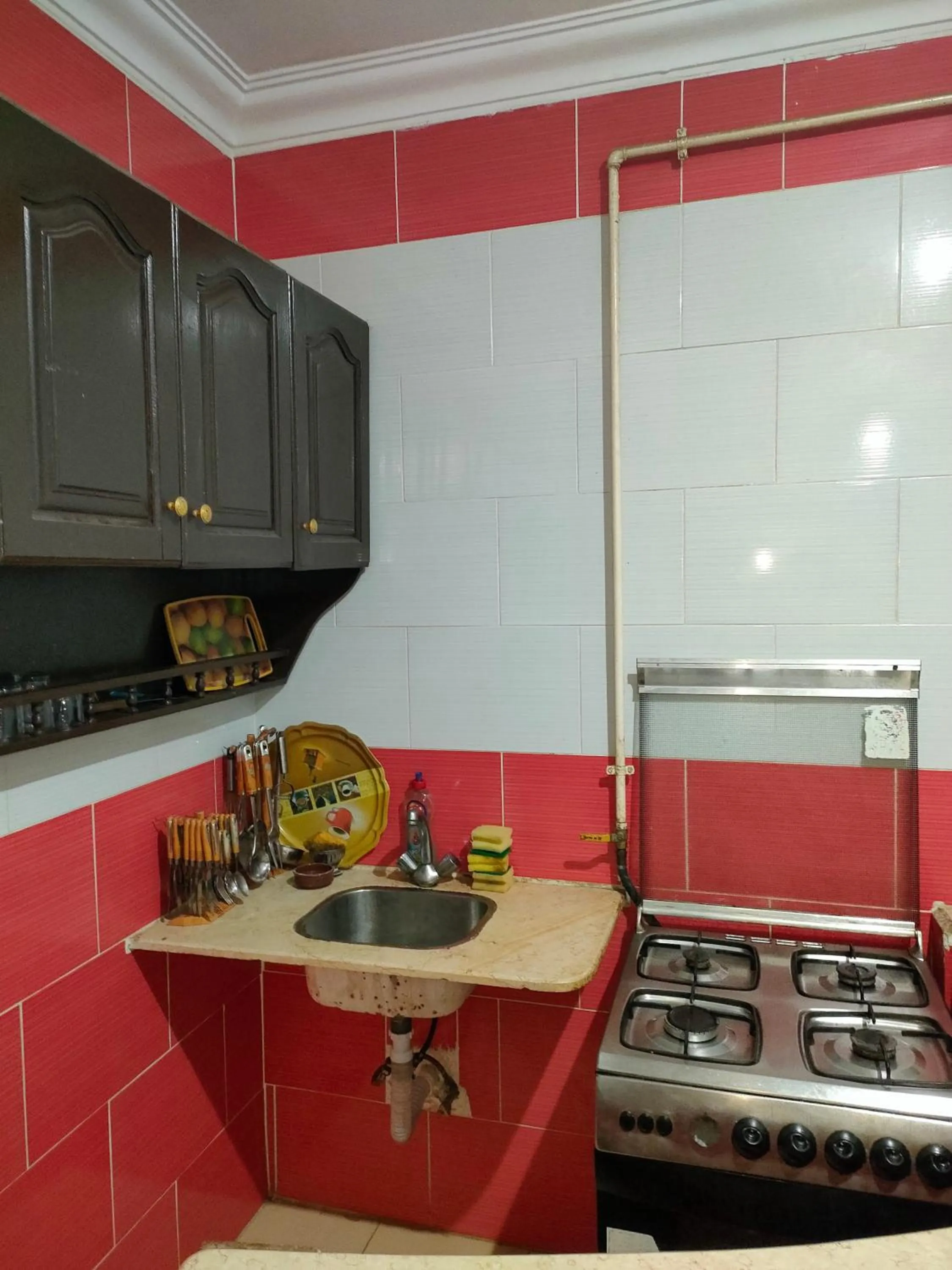kitchen in Al Dahar apartments Hurghada