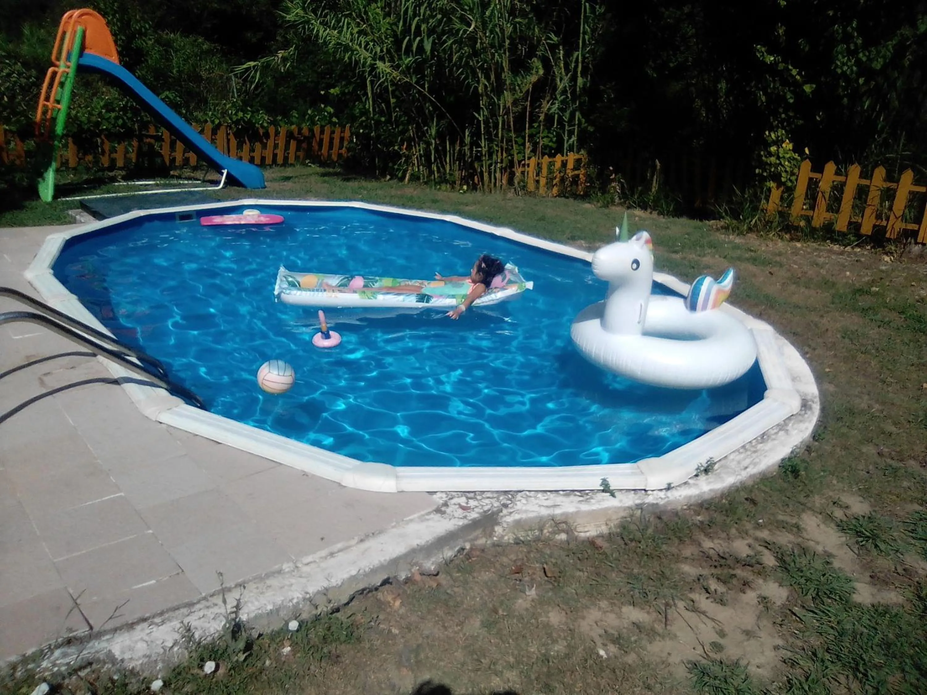 Pool view in Georgina Apartments