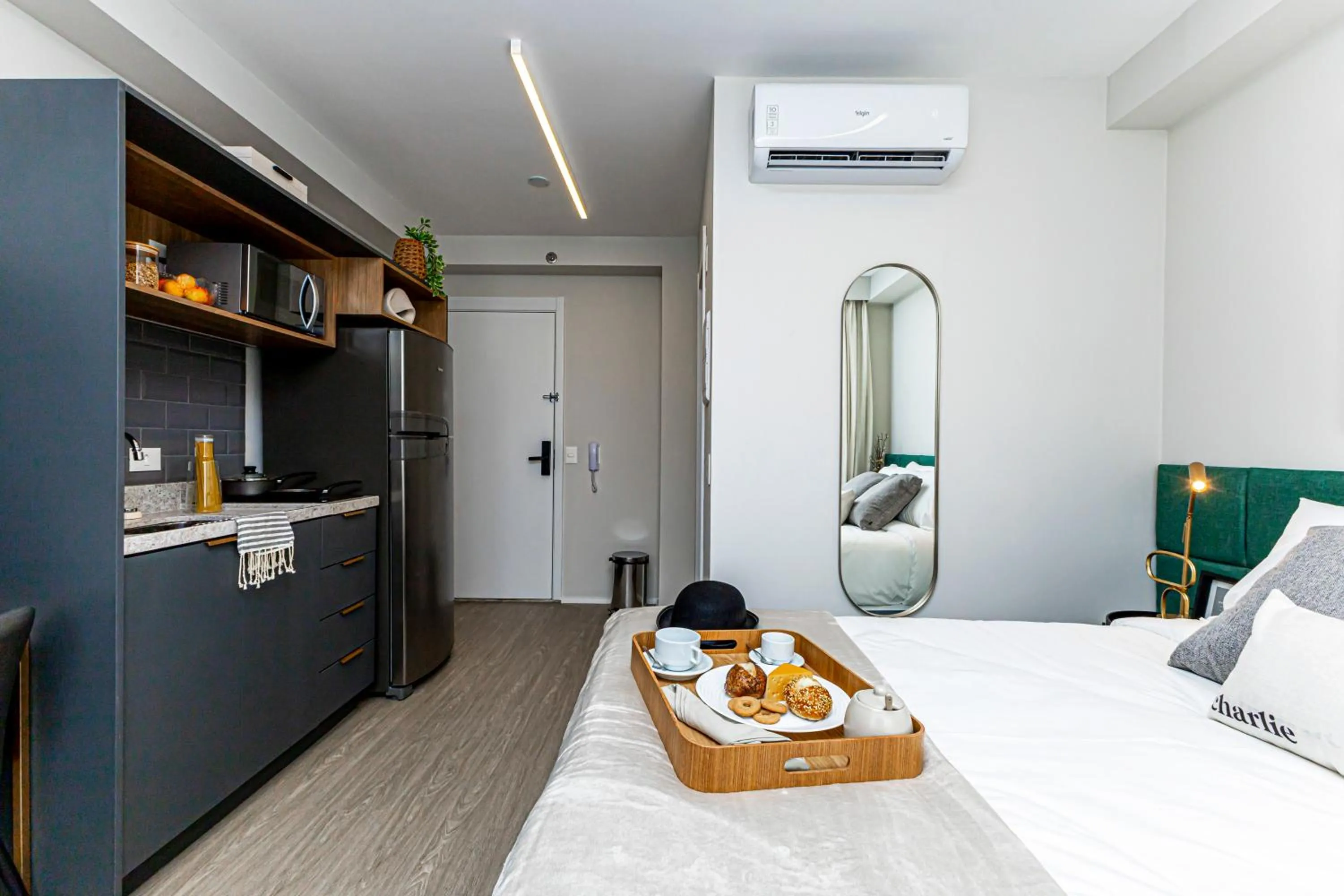 Bed in Charlie Santo Amaro - Piscina, Academia e Nota 9,2