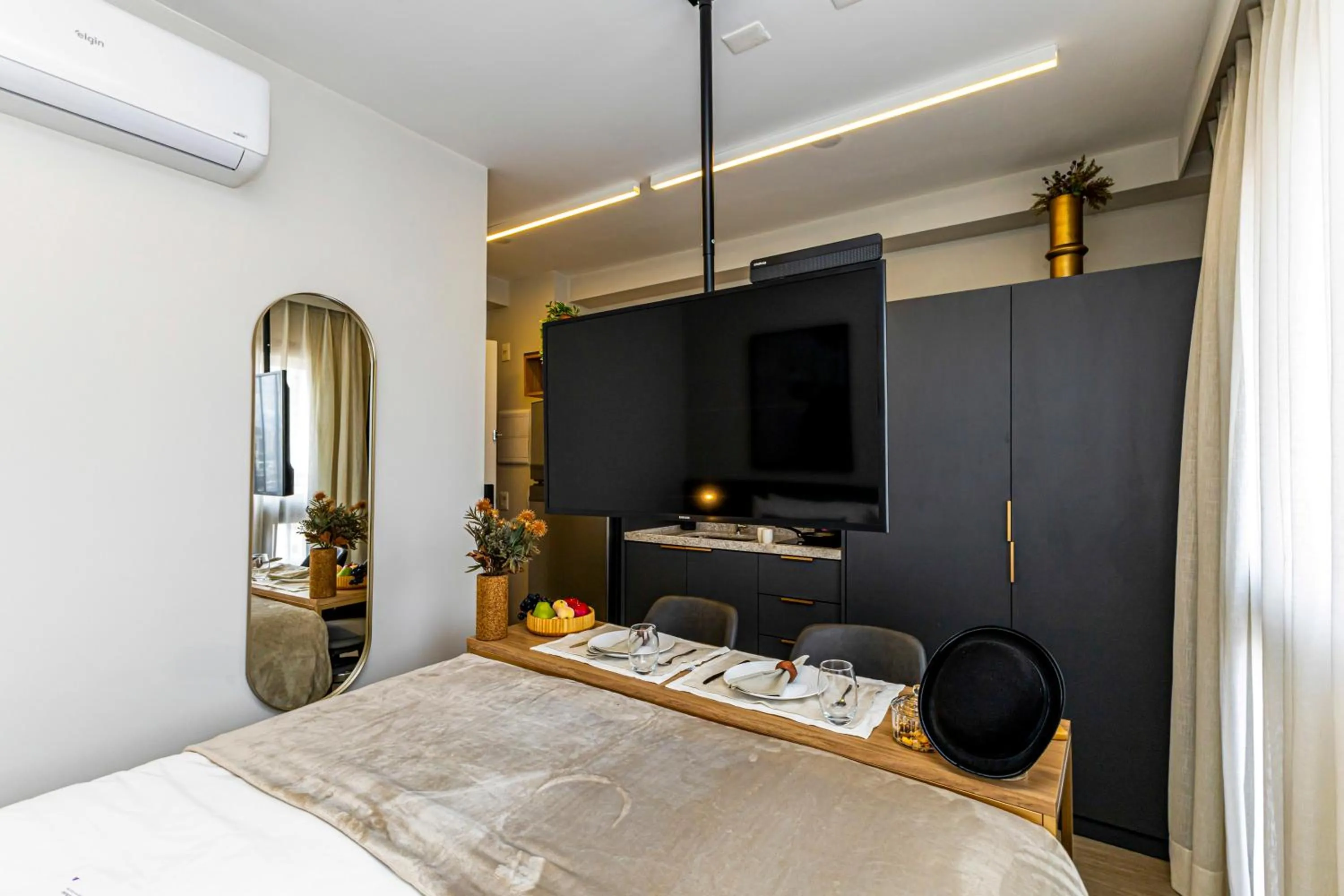 Bed in Charlie Santo Amaro - Piscina, Academia e Nota 9,2