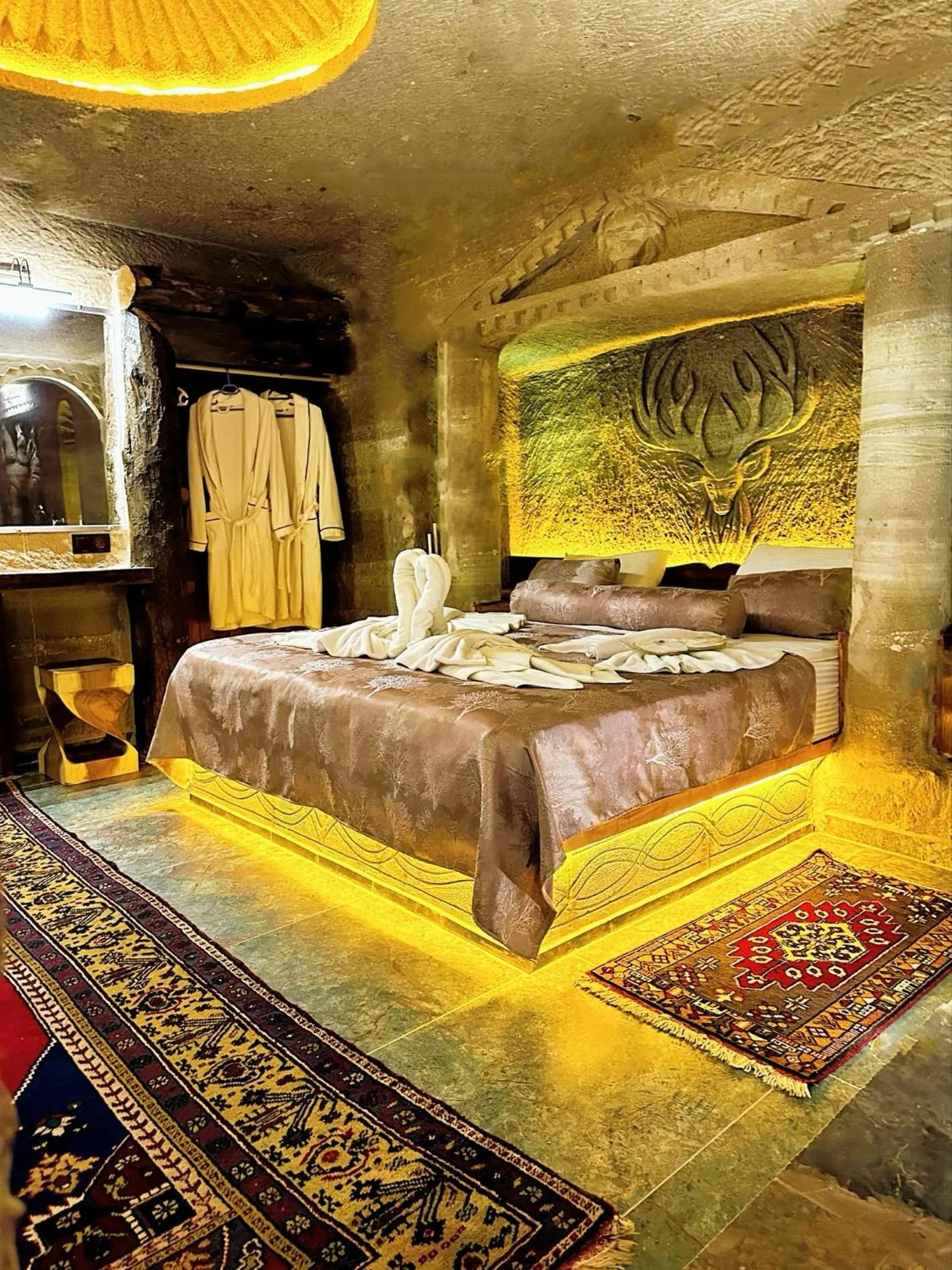 Bedroom, Bed in Historical Goreme House