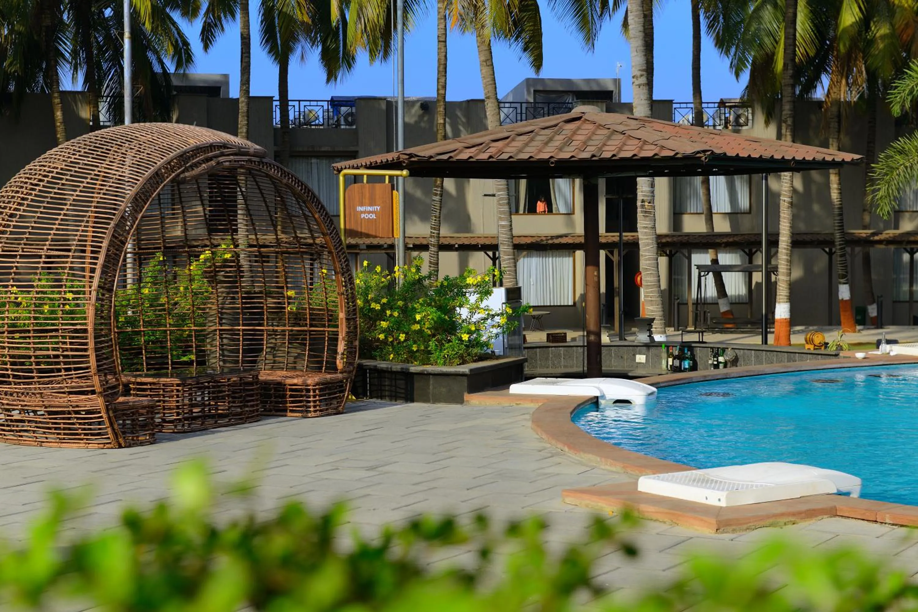 Swimming pool in Treat Resort Silvassa