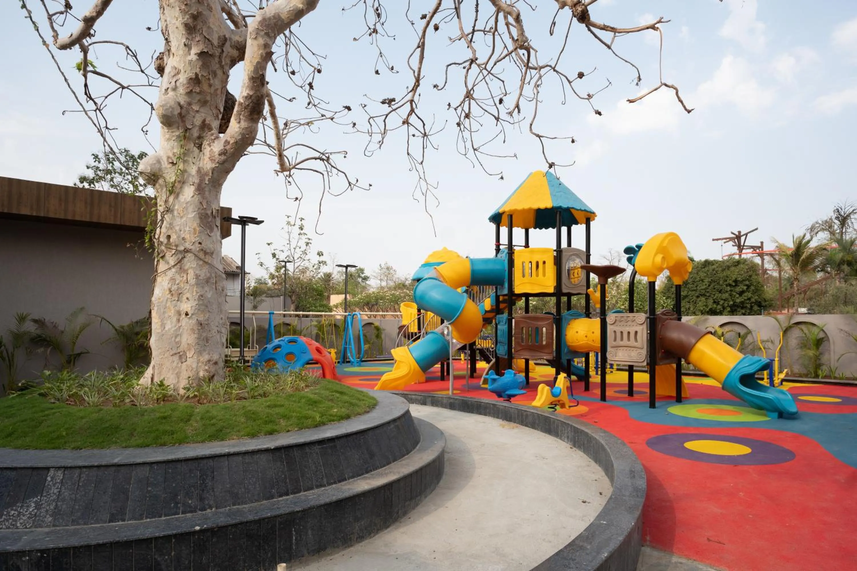 Children play ground in Treat Resort Silvassa