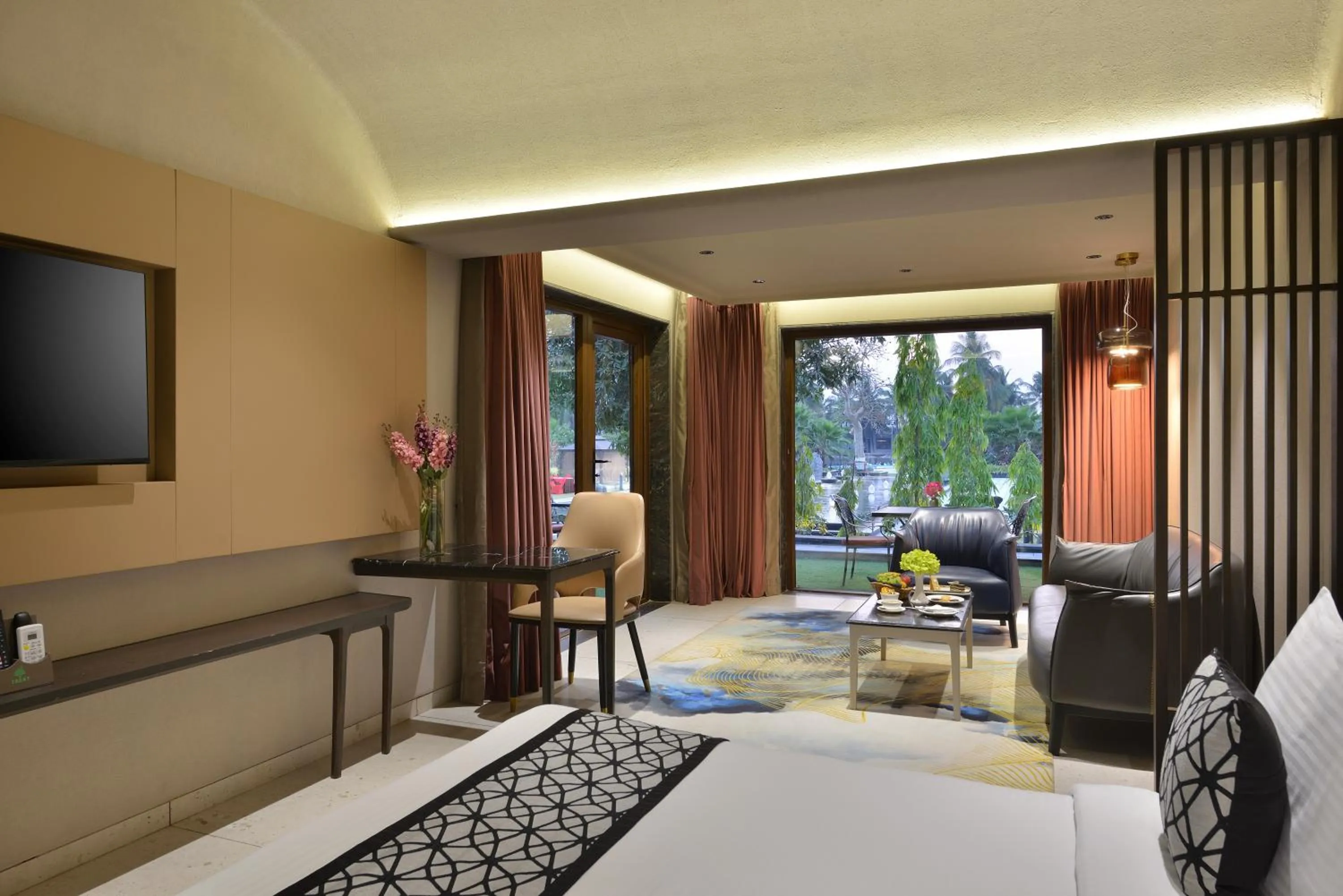 Bed in Treat Resort Silvassa