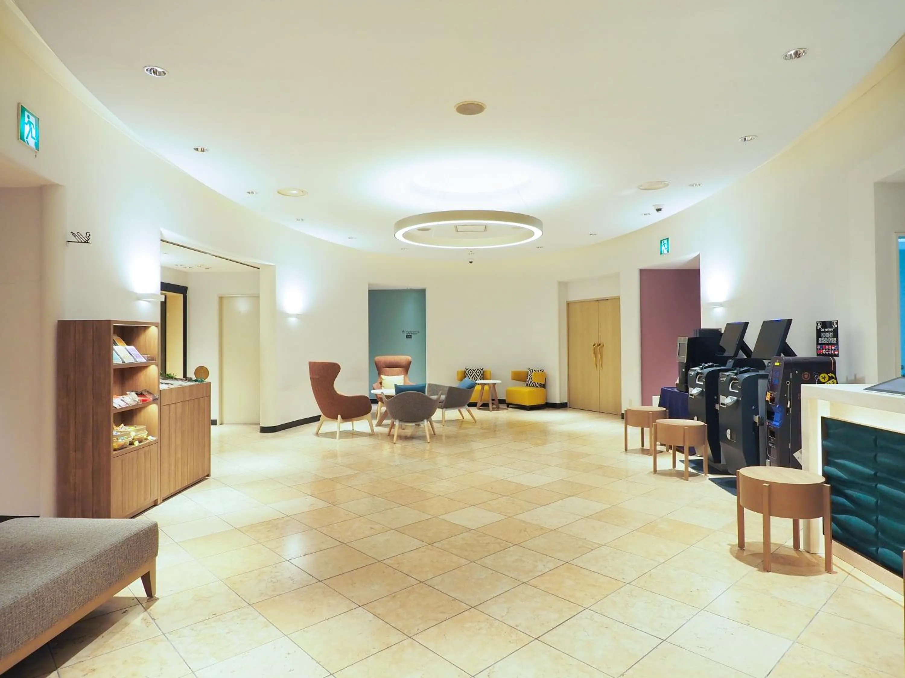 Lobby or reception in Hiyori Hotel Osaka Suminoekoen Station