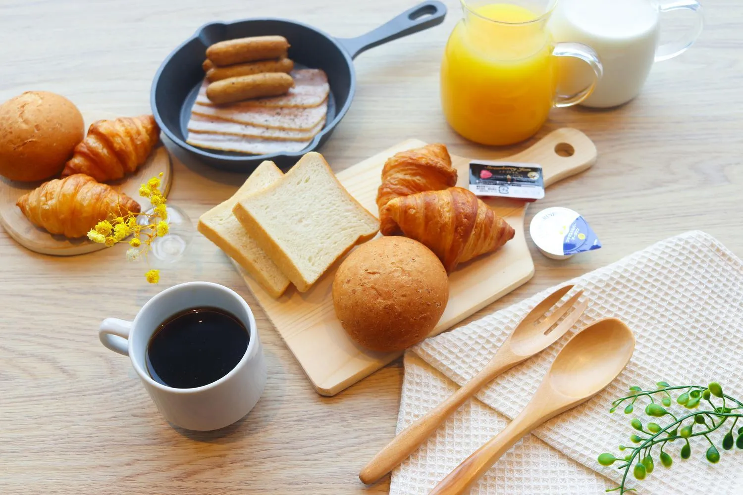 Breakfast in Hiyori Hotel Osaka Suminoekoen Station