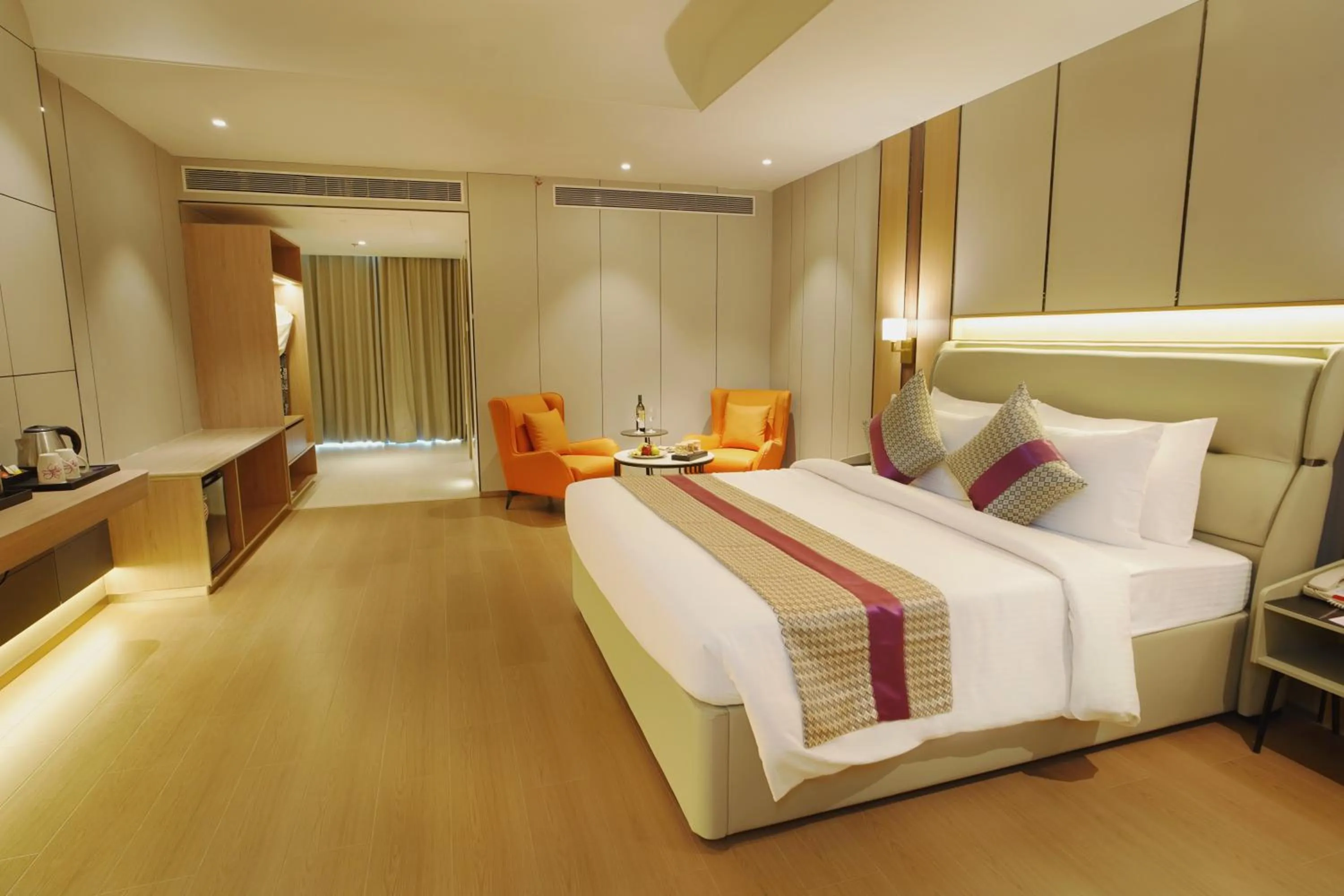 Bed in Orchid Hotel Chandigarh,Zirakpur