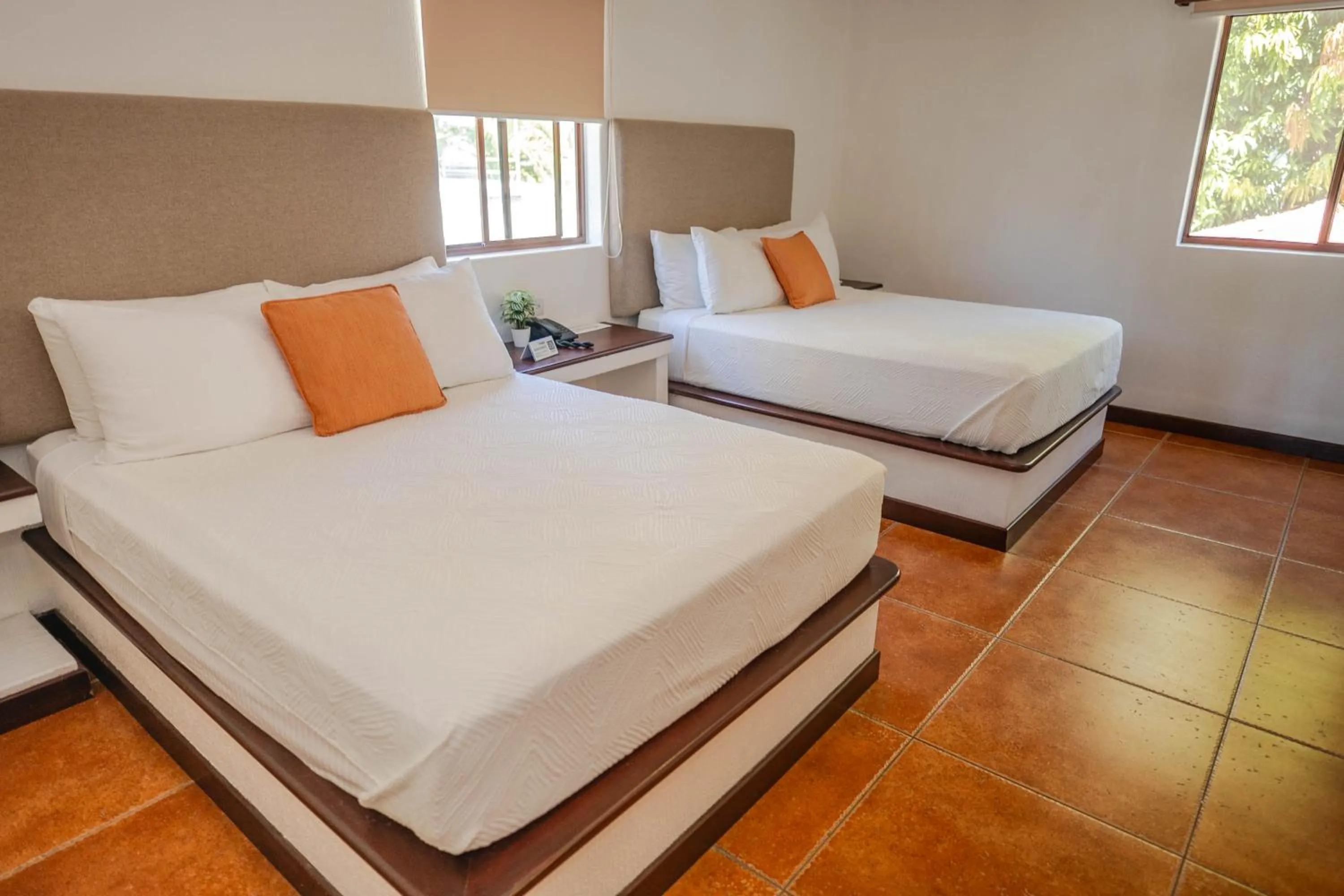 Bed in Boca Olas Resort Villas