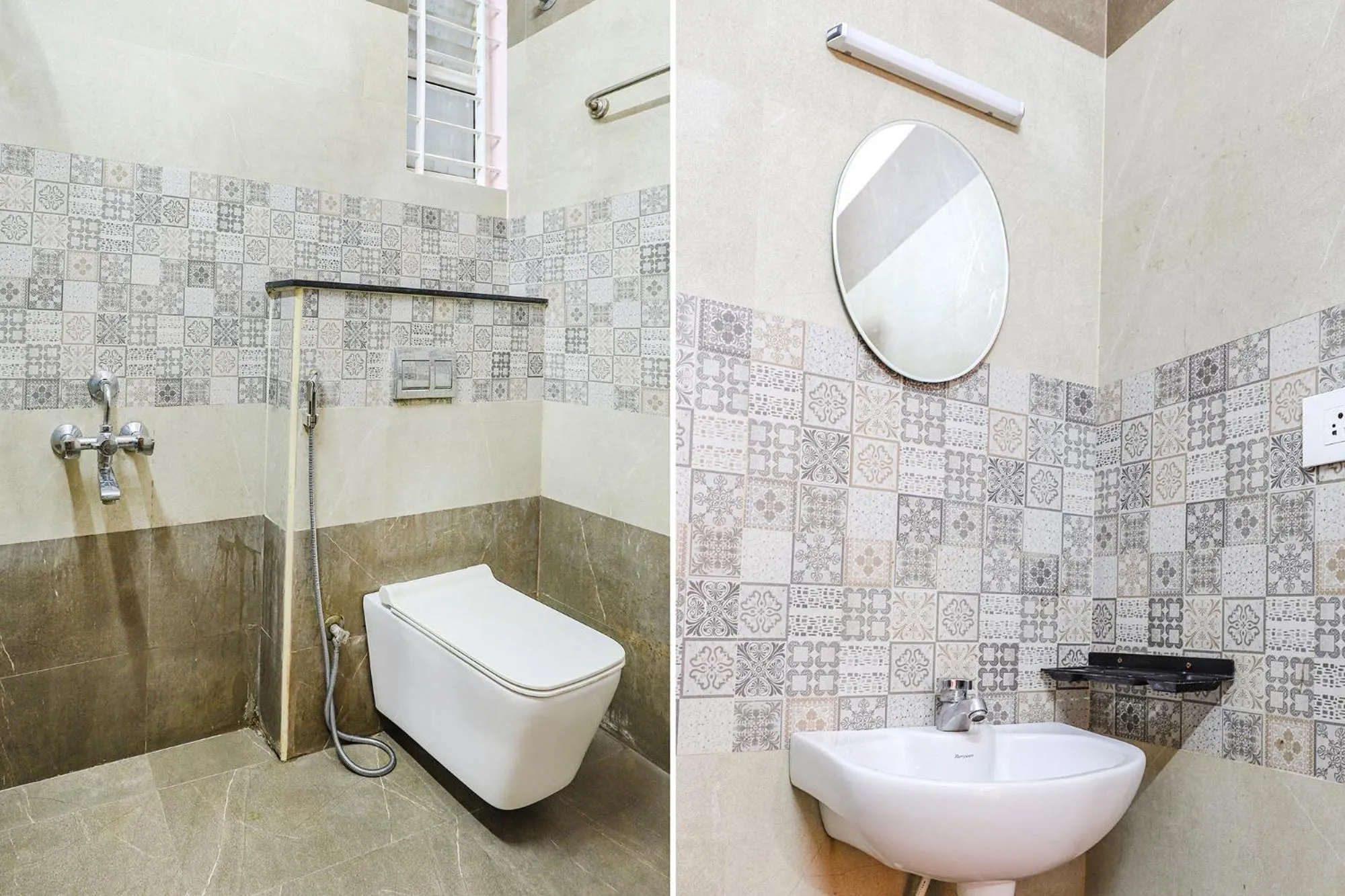 Bathroom in FabHotel Hathvik Park