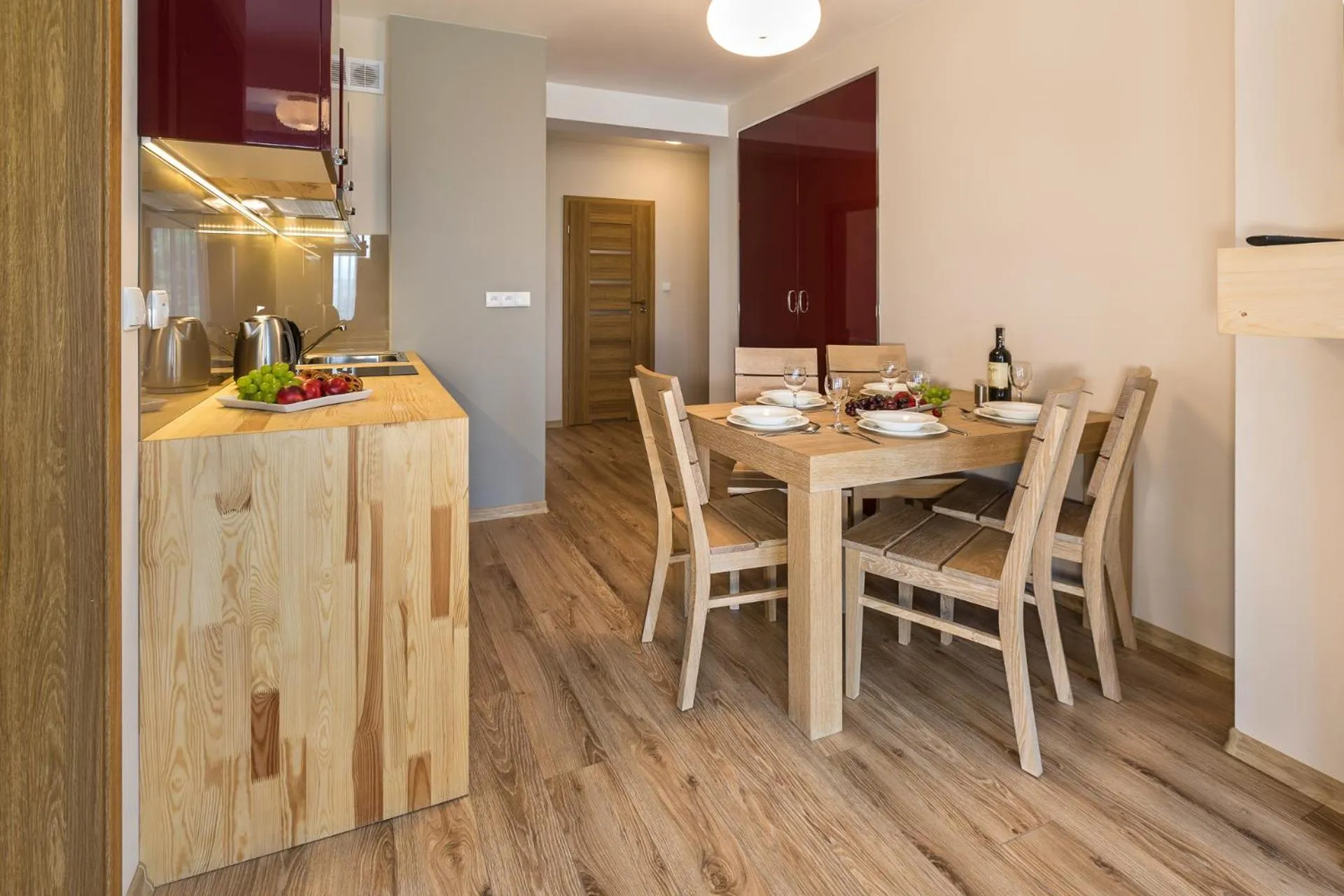 Kitchen or kitchenette in Smrekowa Polana Resort & Spa