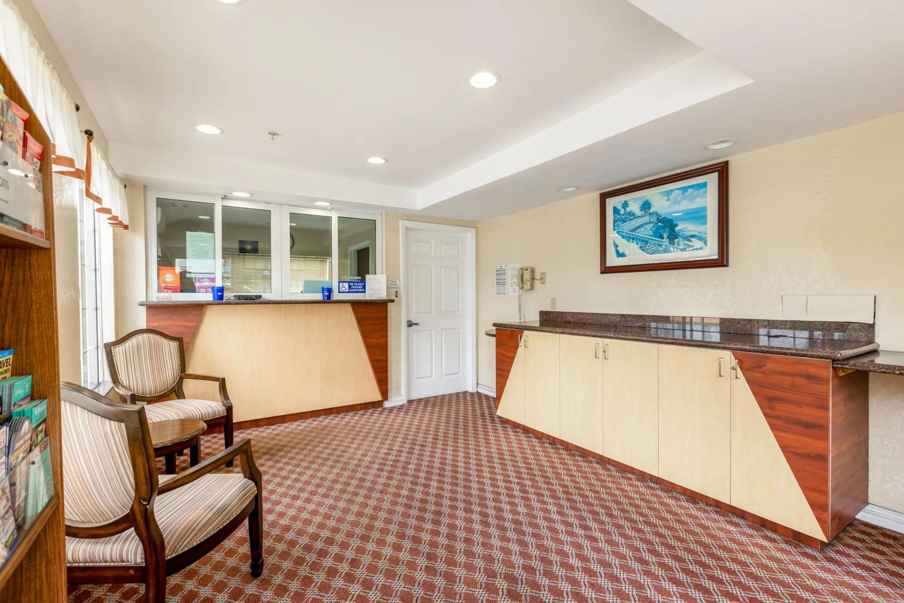 Lobby or reception in Hotel Avenida, San Clemente Beach