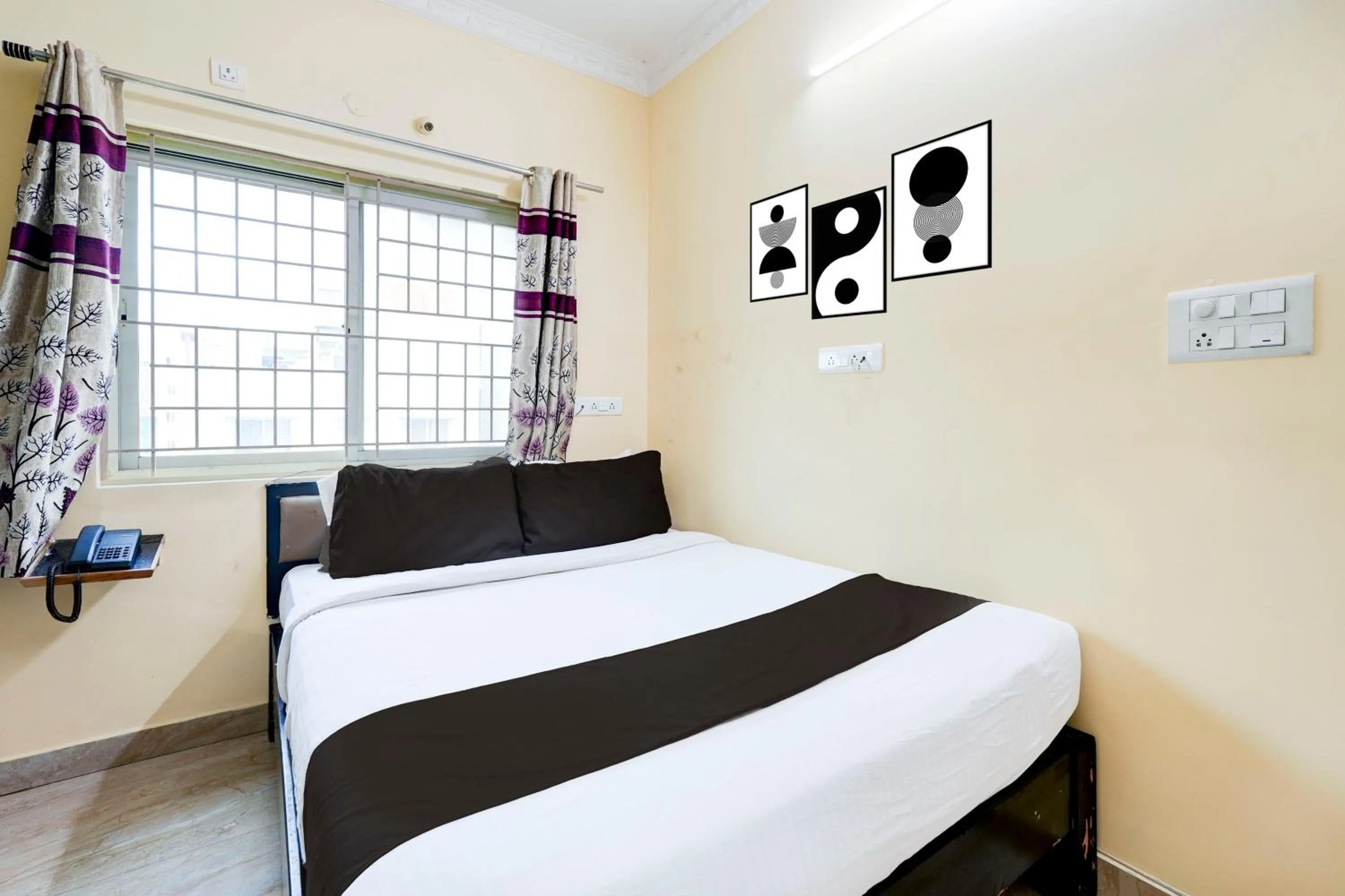 Bedroom, Bed in Super Hotel O Ganakkal Near BGS Hospital Junction Formerly Omkar Global Inn