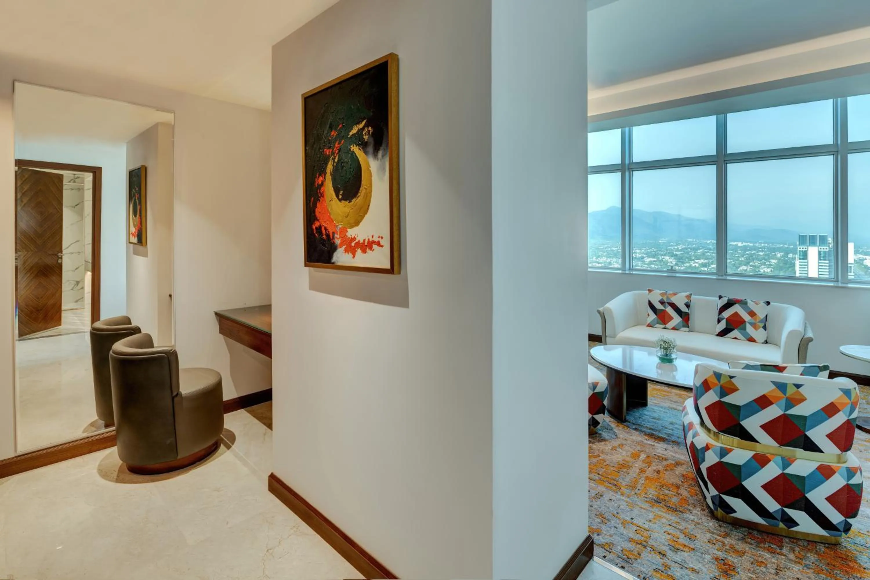 Bed in Movenpick Hotel Centaurus Islamabad