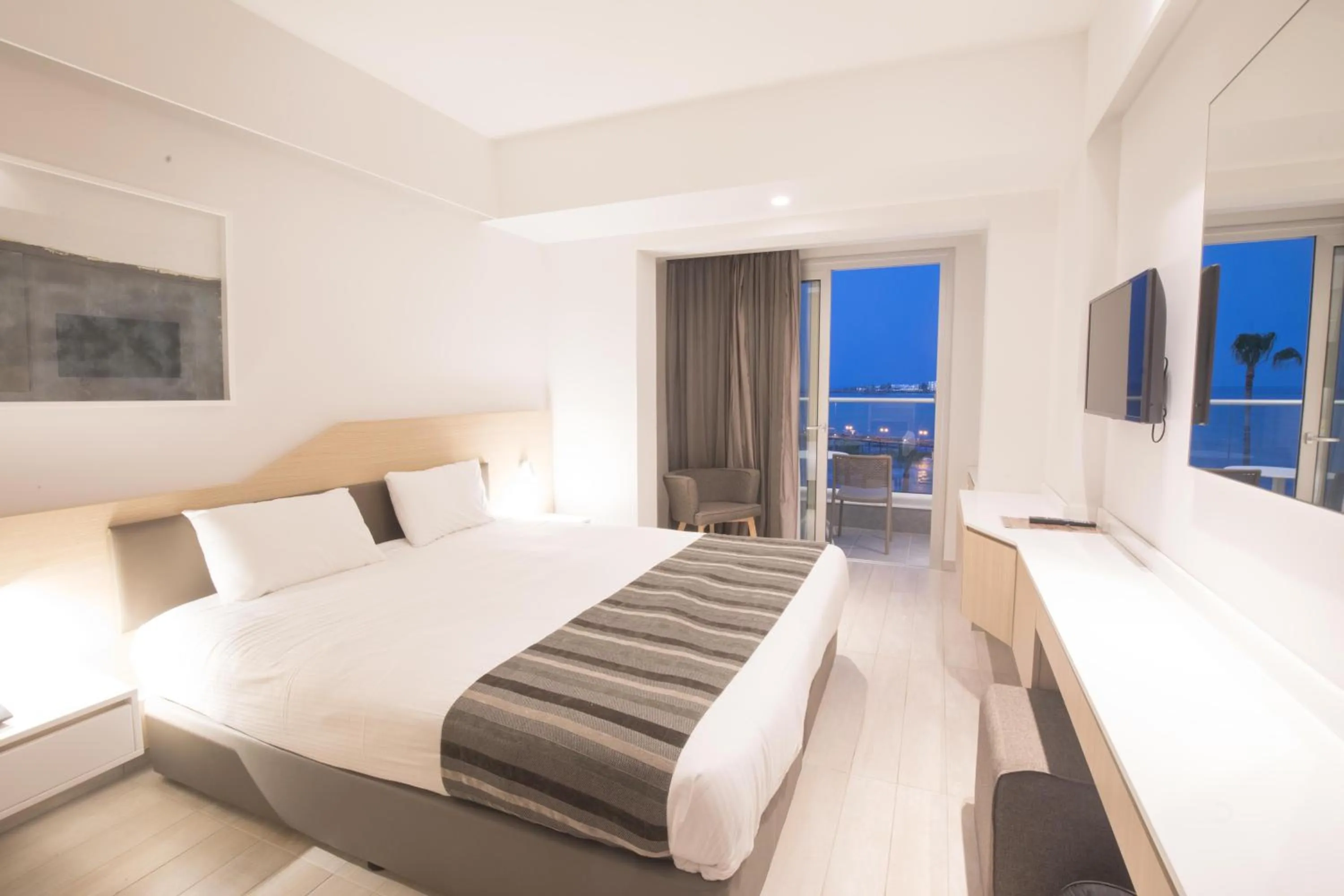 Bedroom in Evalena Beach Hotel