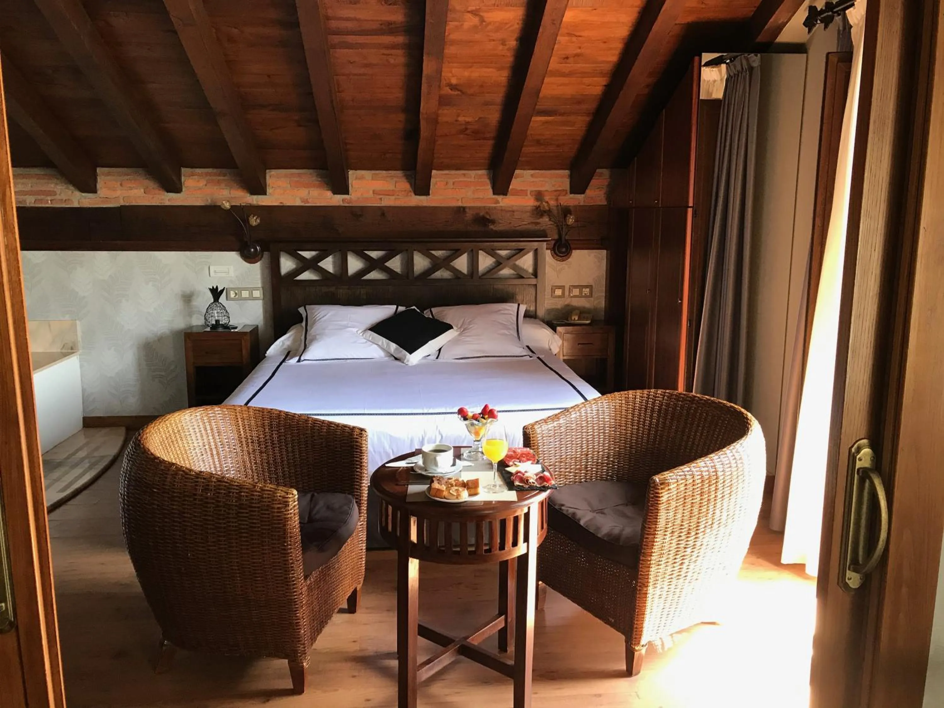 Bed in Hotel Spa San Marcos