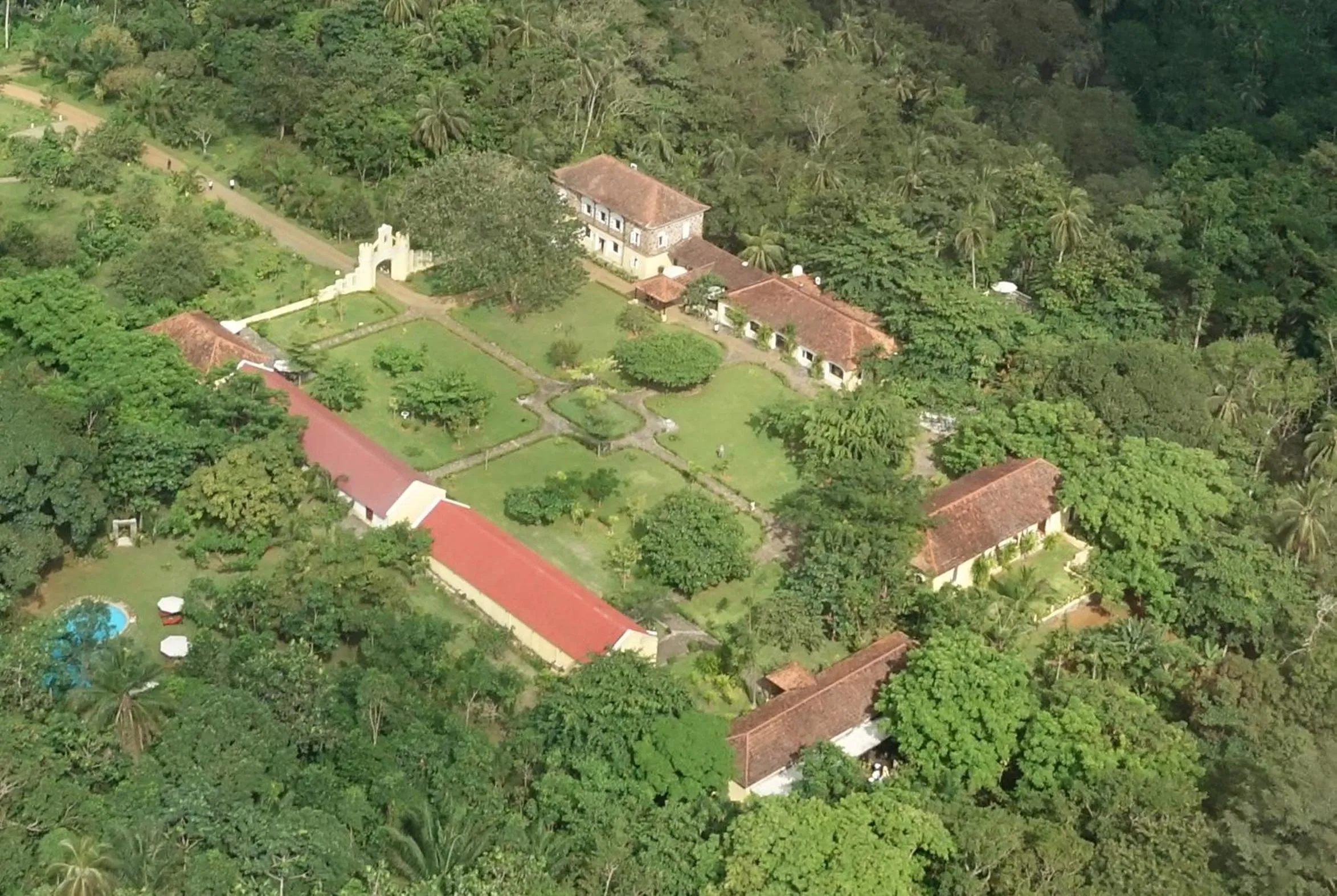 Patio in Belo Monte Hotel and Museum