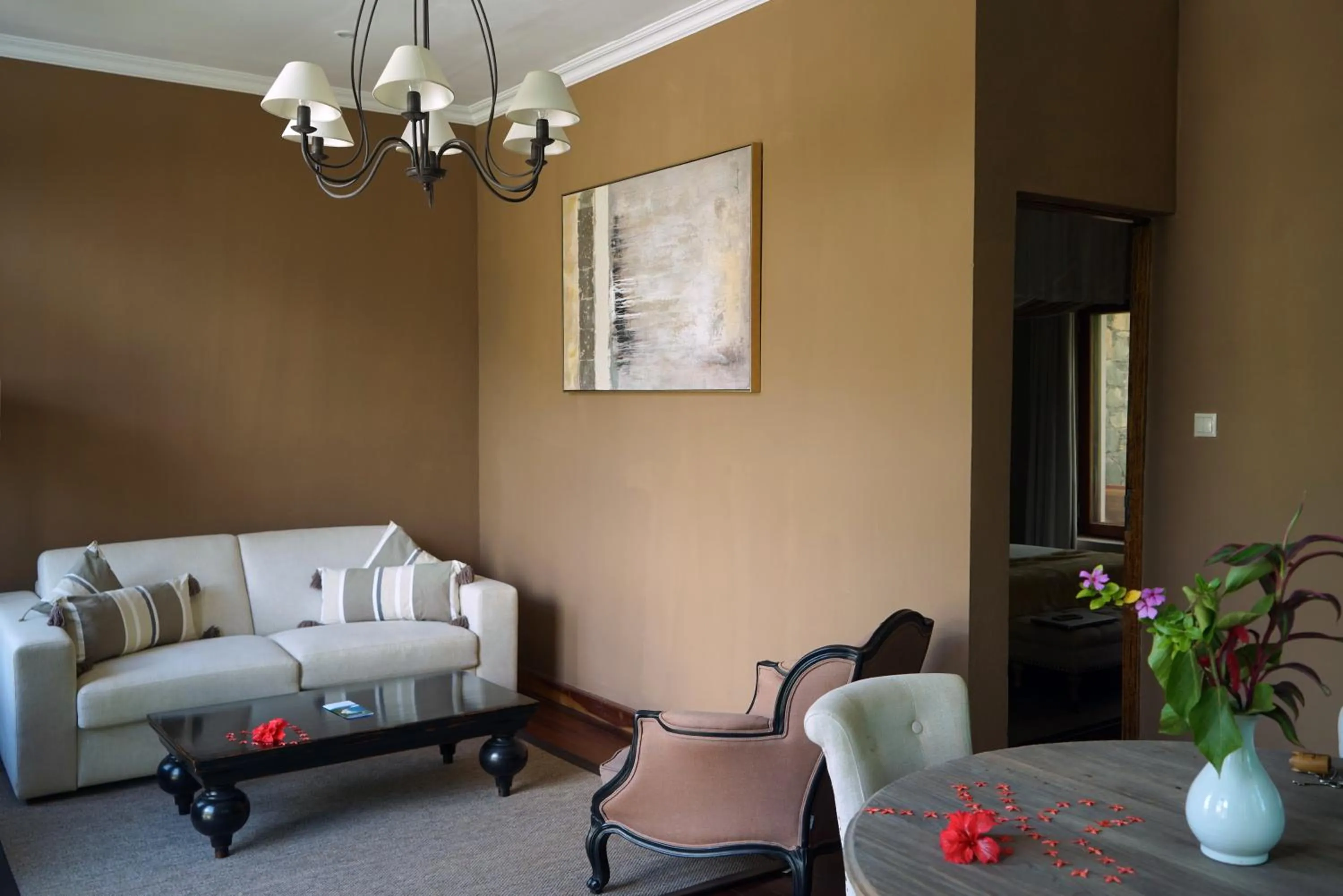 Living room in Belo Monte Hotel and Museum