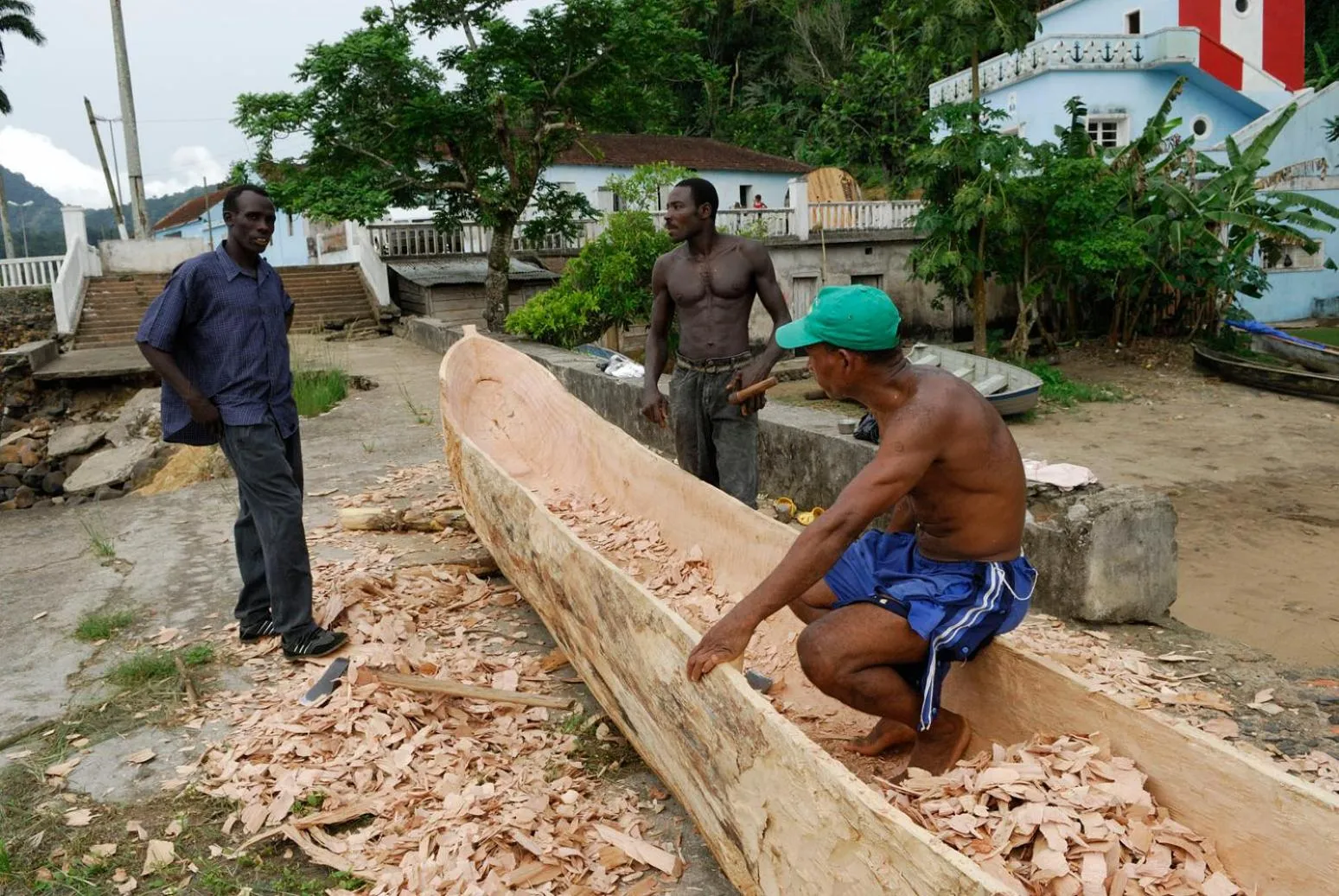 People in Belo Monte Hotel and Museum
