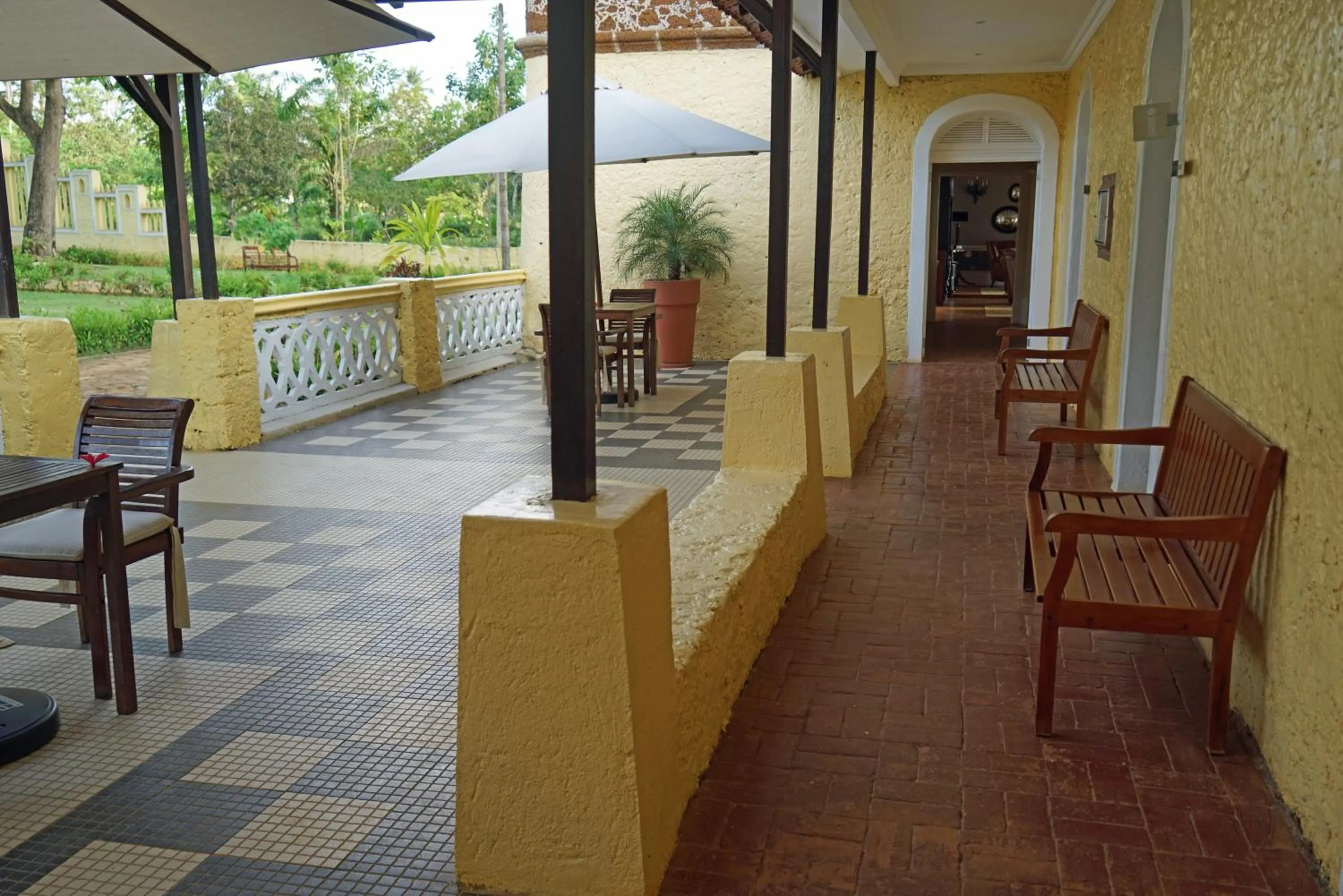 Patio in Belo Monte Hotel and Museum