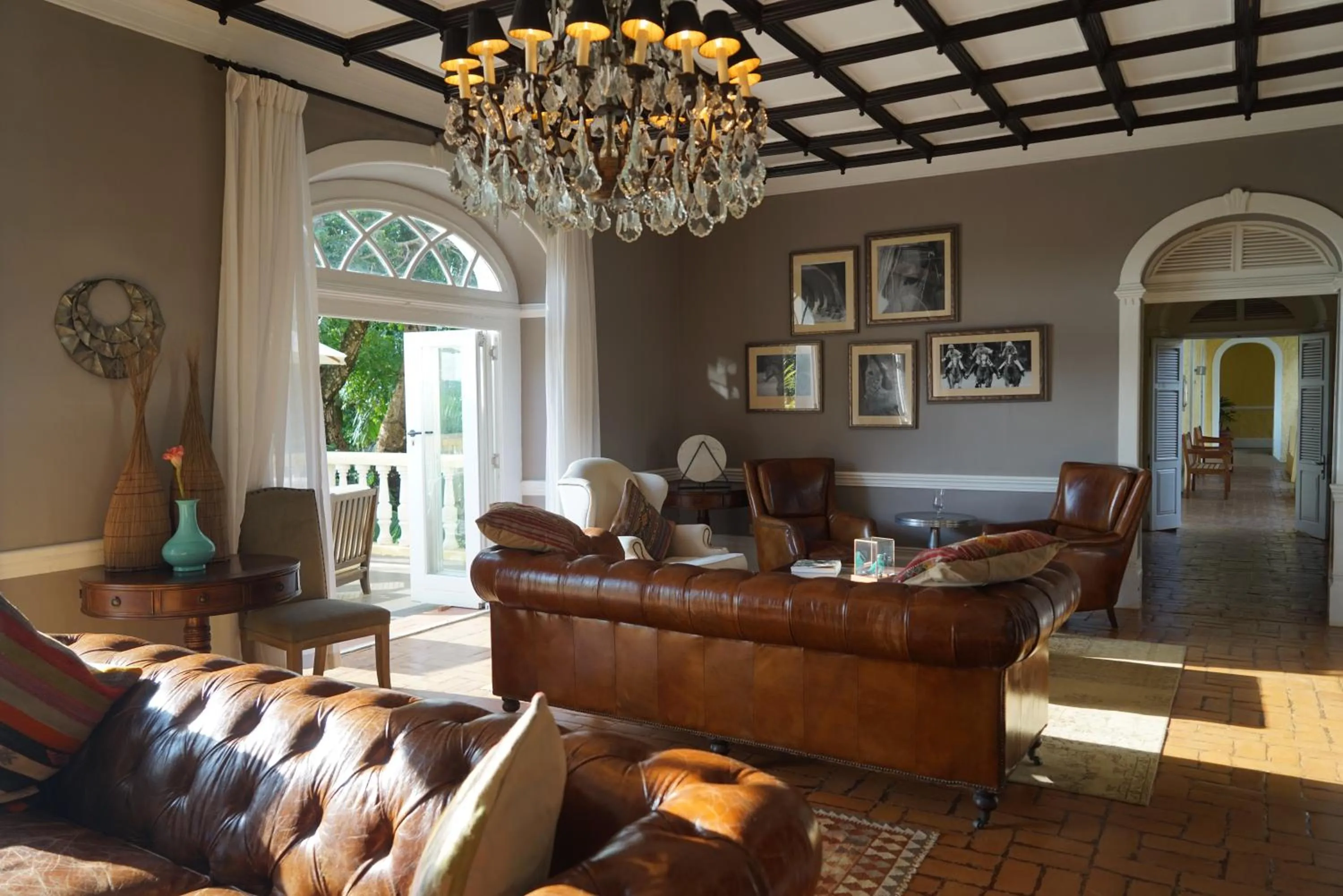 Living room in Belo Monte Hotel and Museum