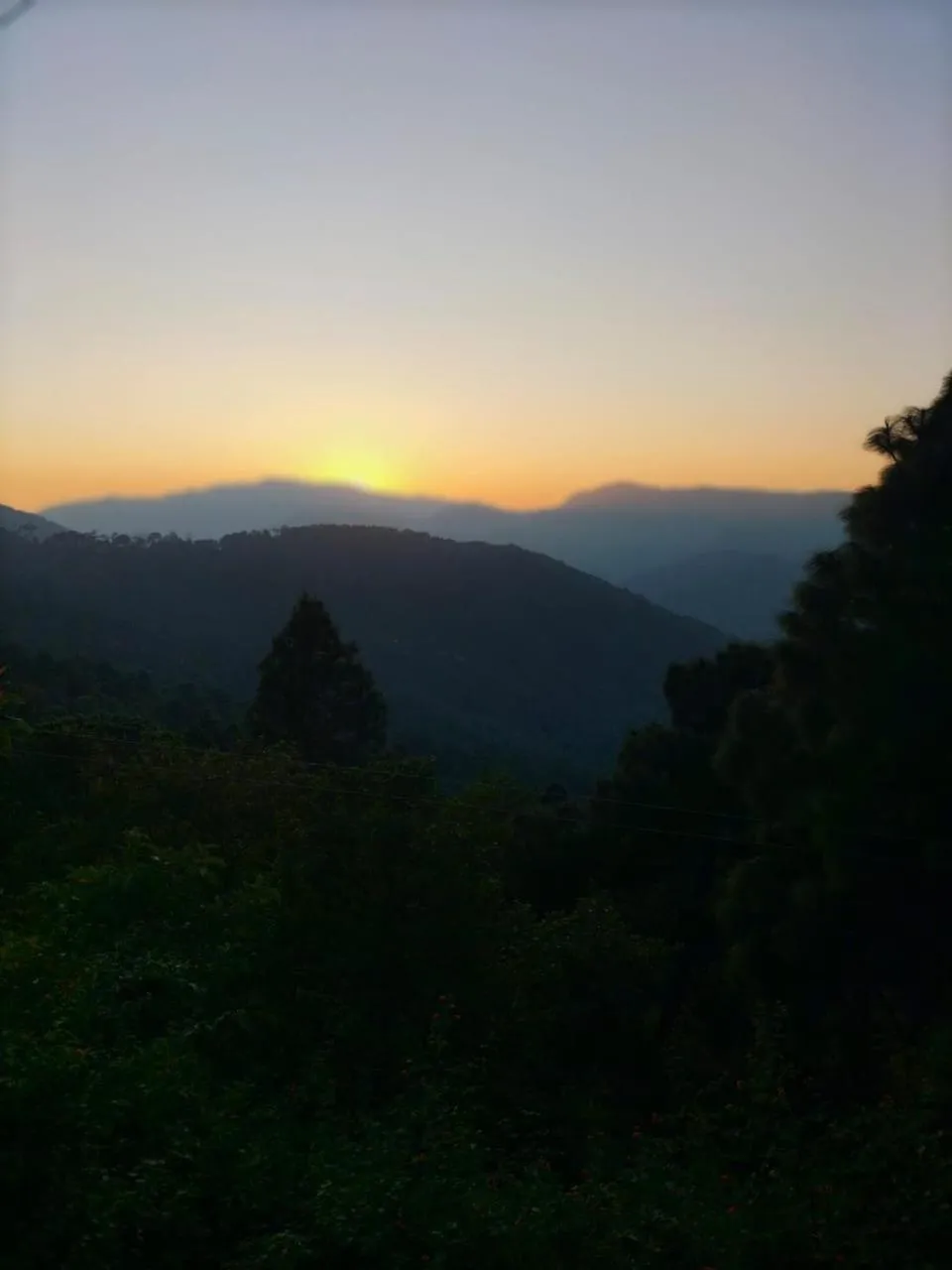 Sunset in Anupraas Resort