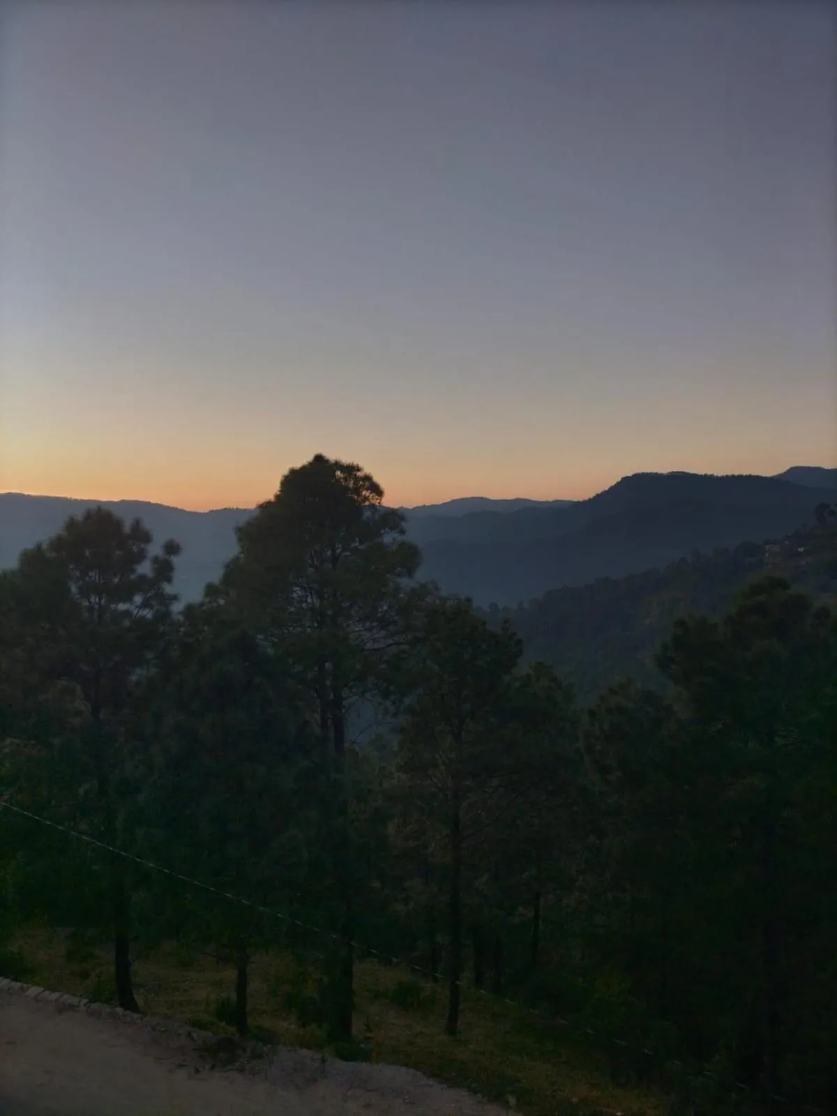 Mountain view in Anupraas Resort