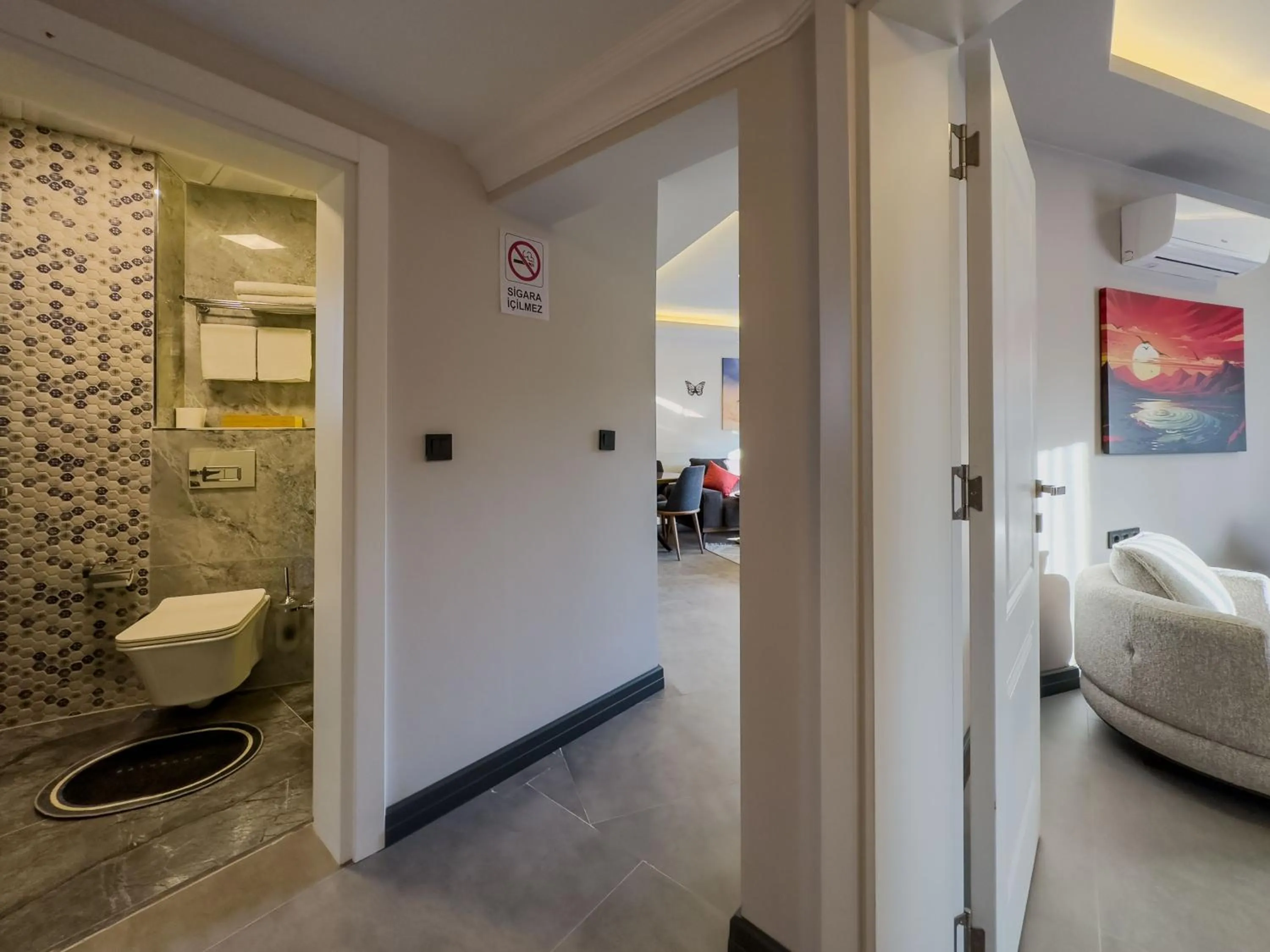 Shower in Belek 07 Luxury Suites Only For Family