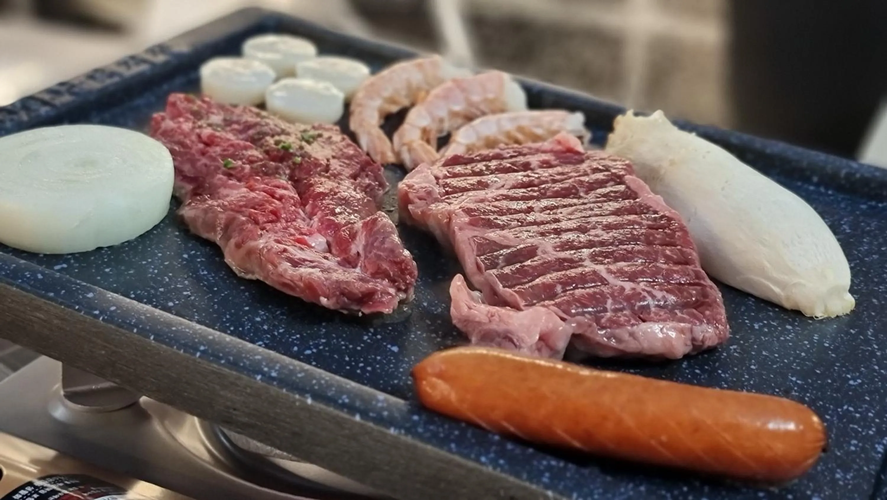 BBQ facilities in Galaxy X Hotel Type Caravan Glamping & Pension