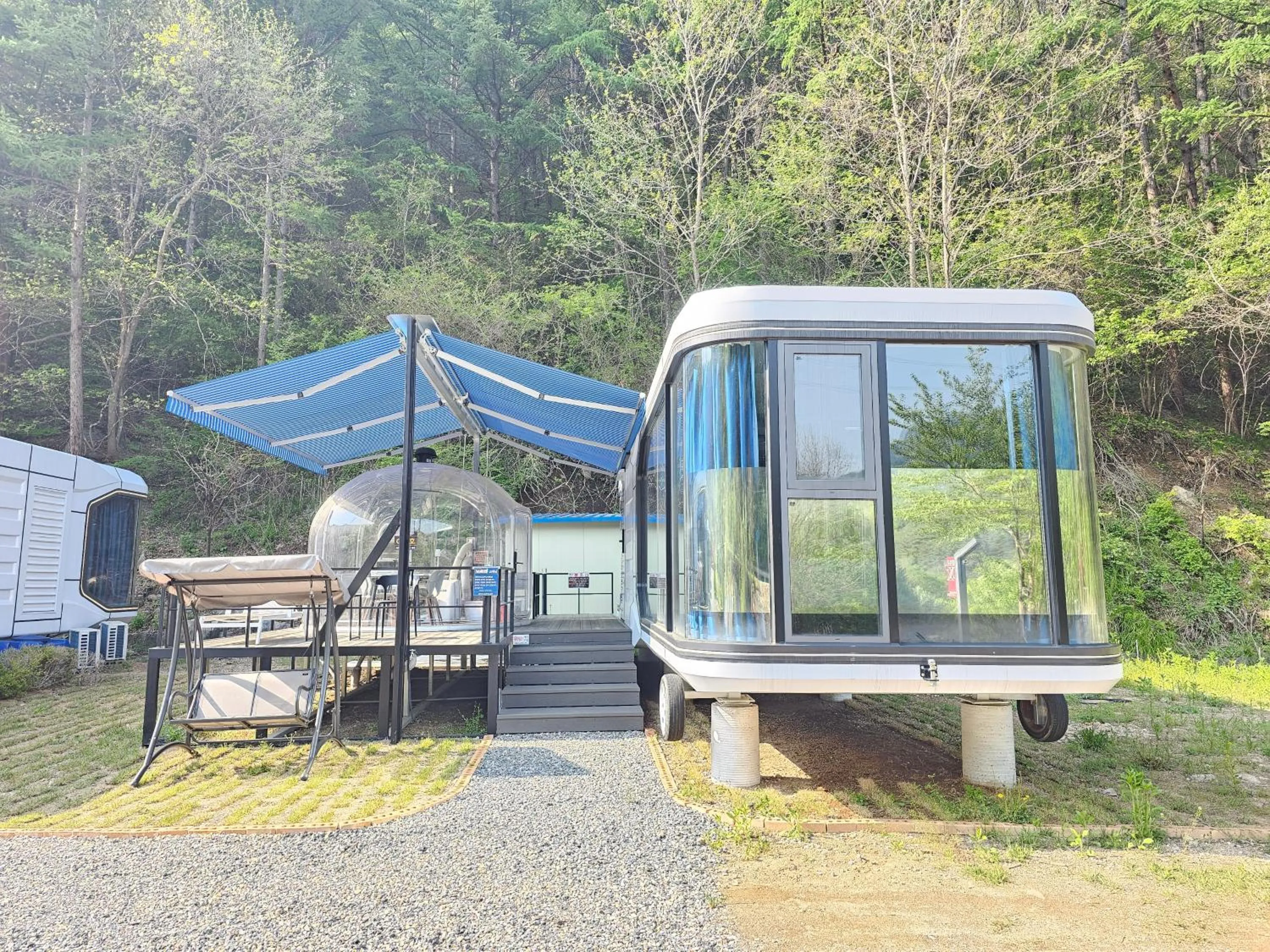 Property building in Galaxy X Hotel Type Caravan Glamping & Pension
